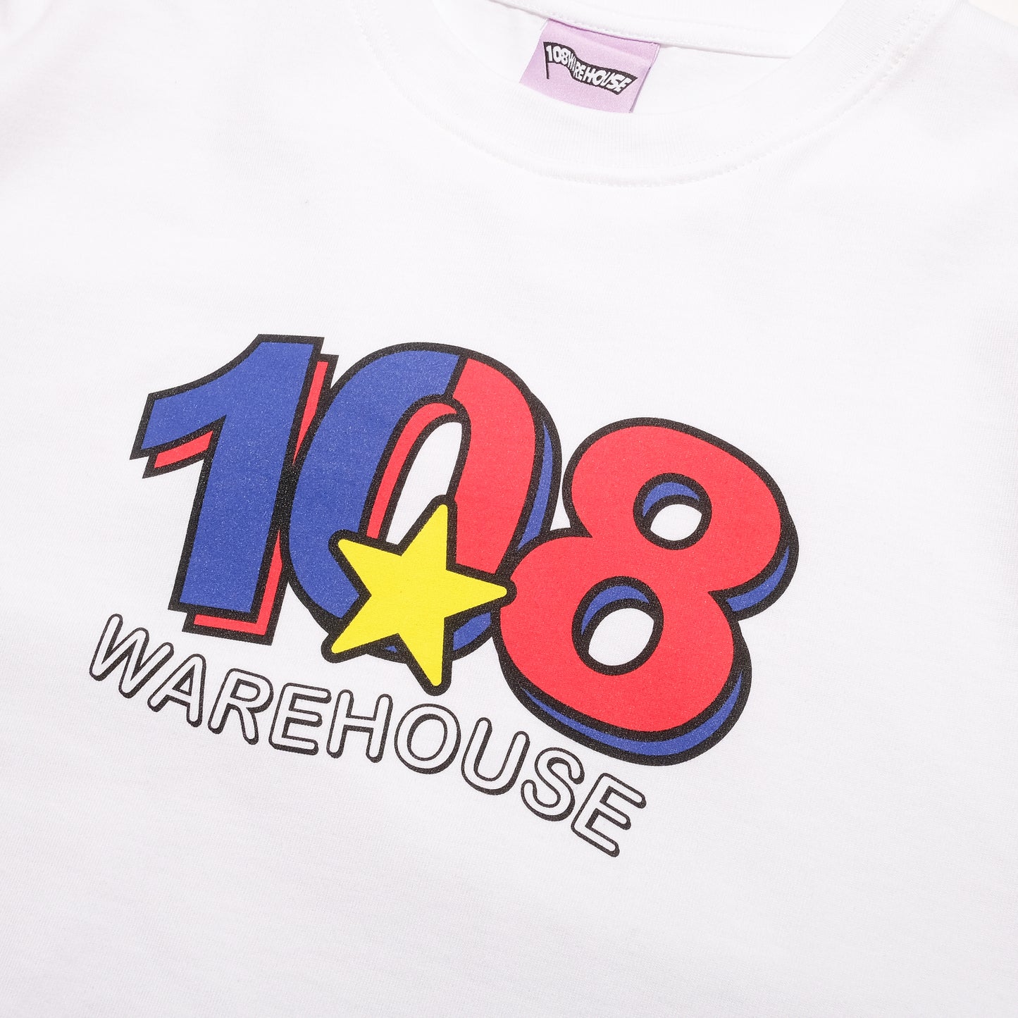 108WAREHOUSE - Star T-Shirt - White