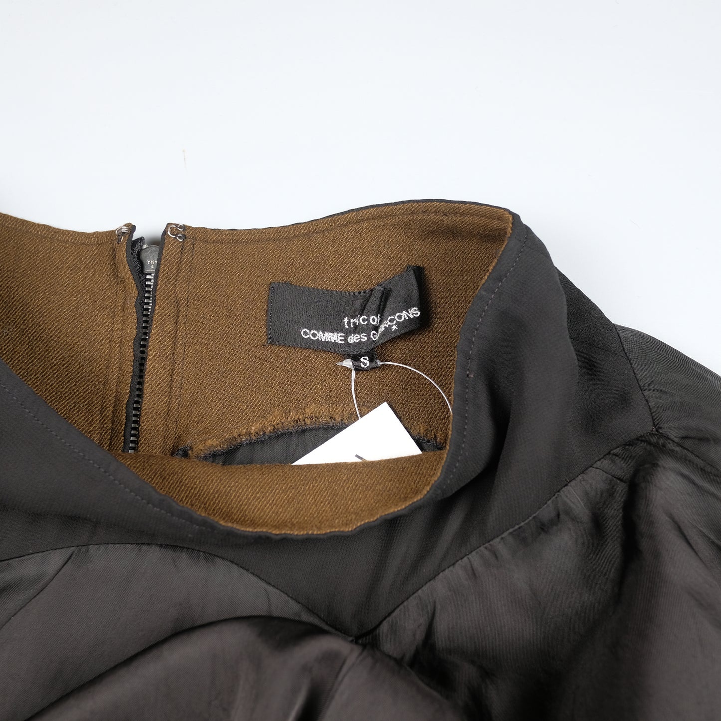 CDG Tricot Black Flared Skirt - AD2014