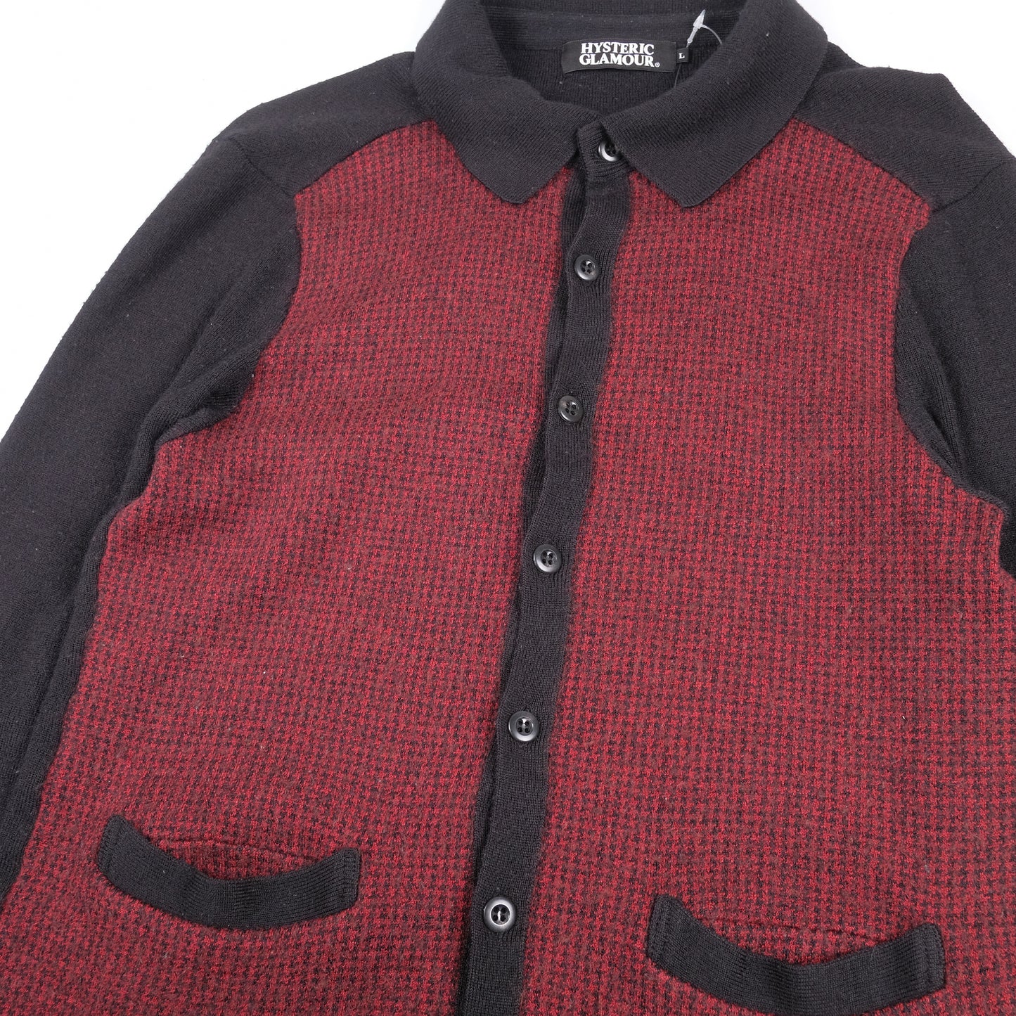 Hysteric Glamour Contrasted Knit Cardigan