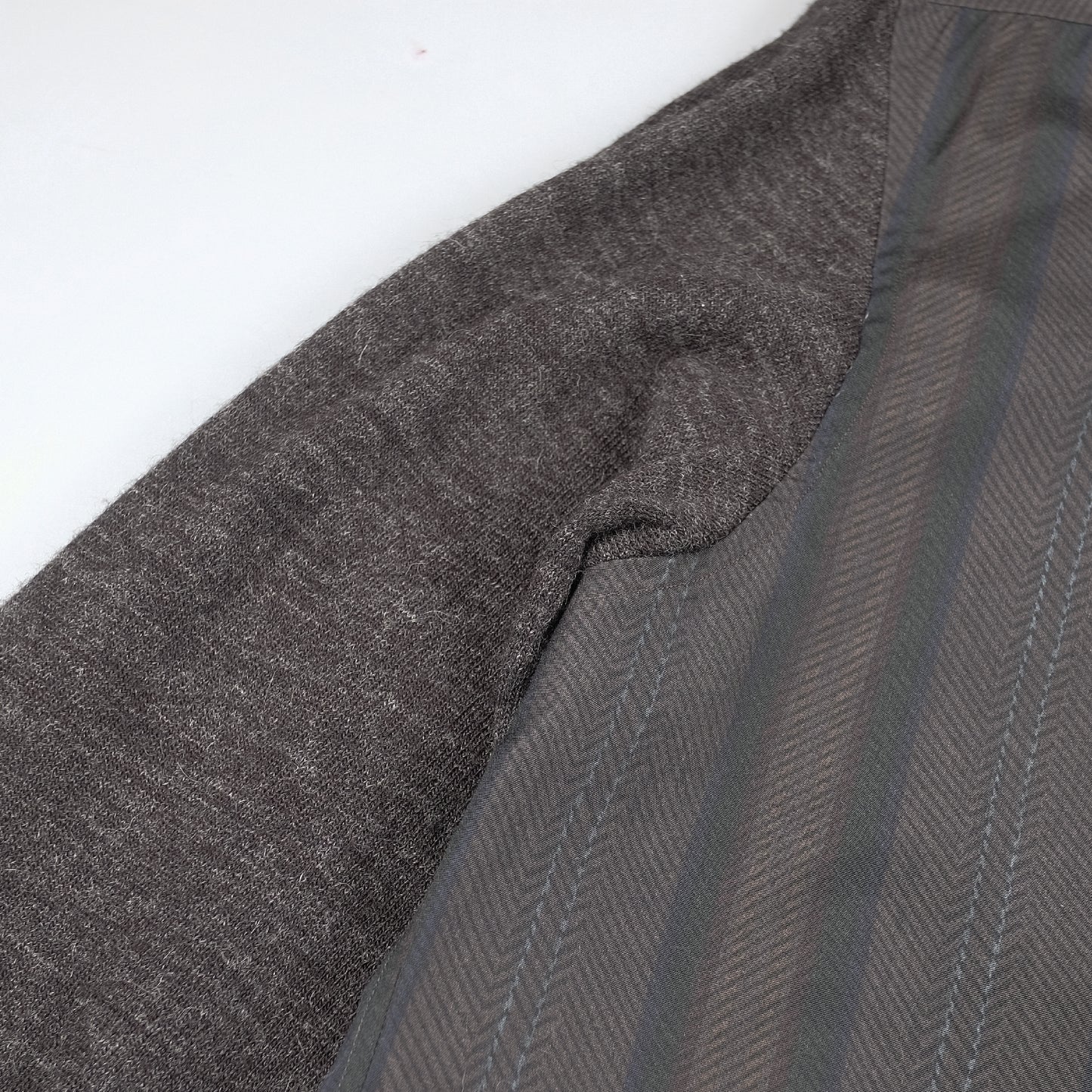 CDG SHIRT Contrasted Sleeve/Body Longsleeve