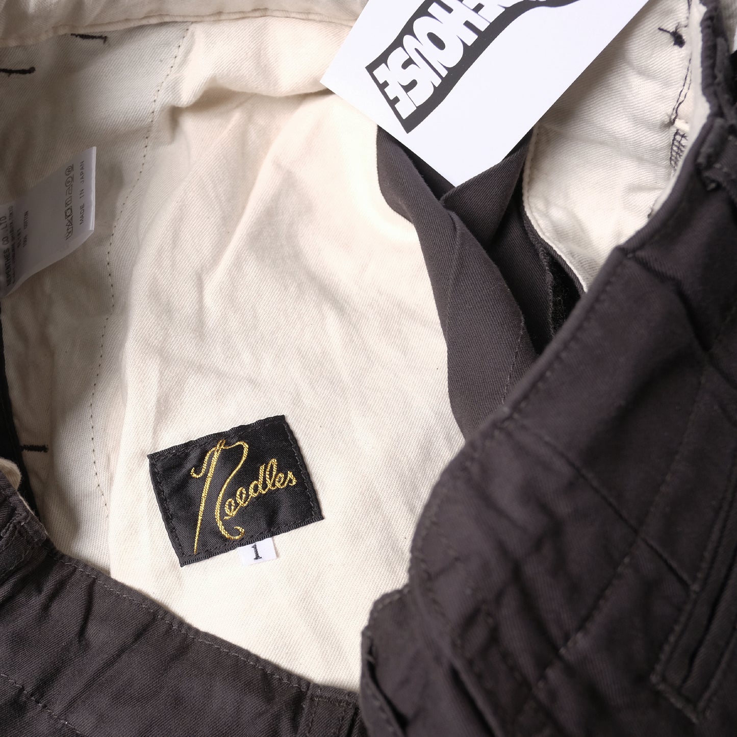 Needles Black HD Trousers (B)