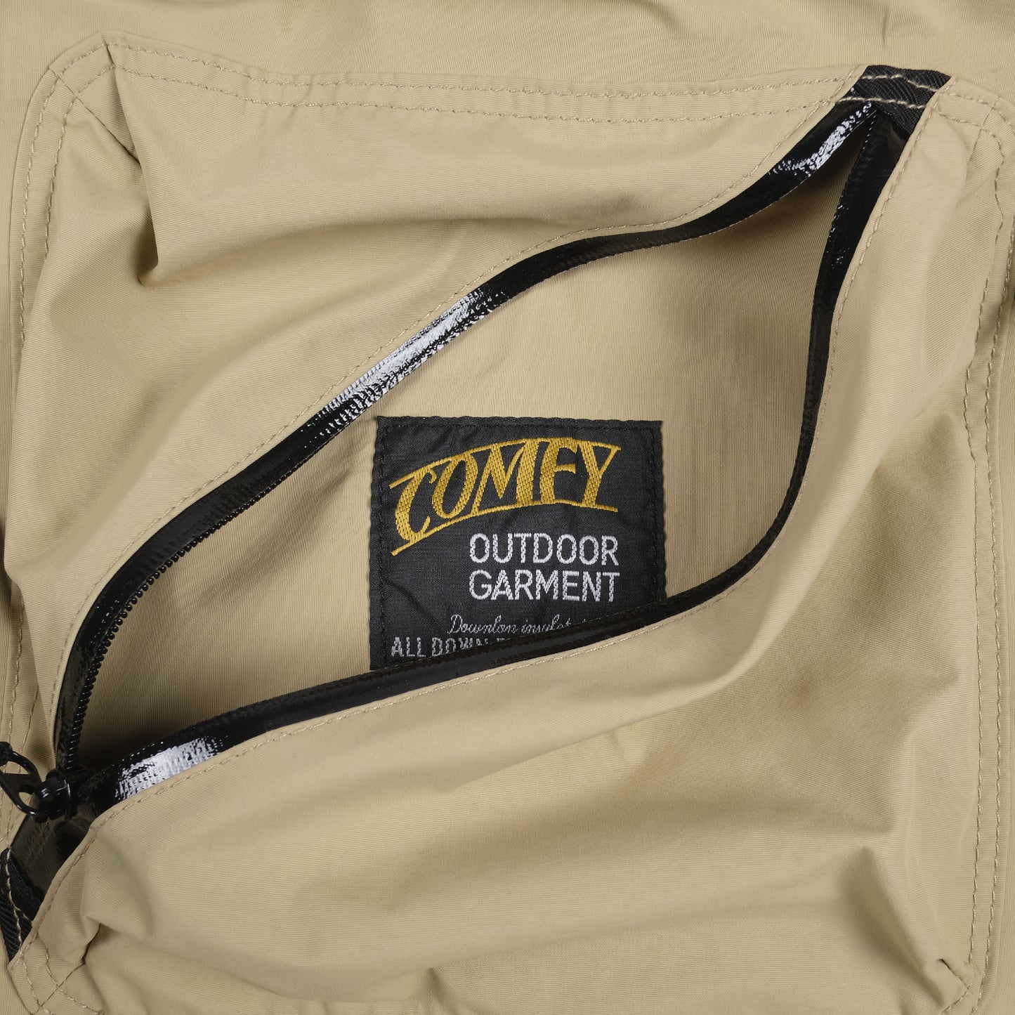 Comfy Outdoor Garment Beige Roll Bag