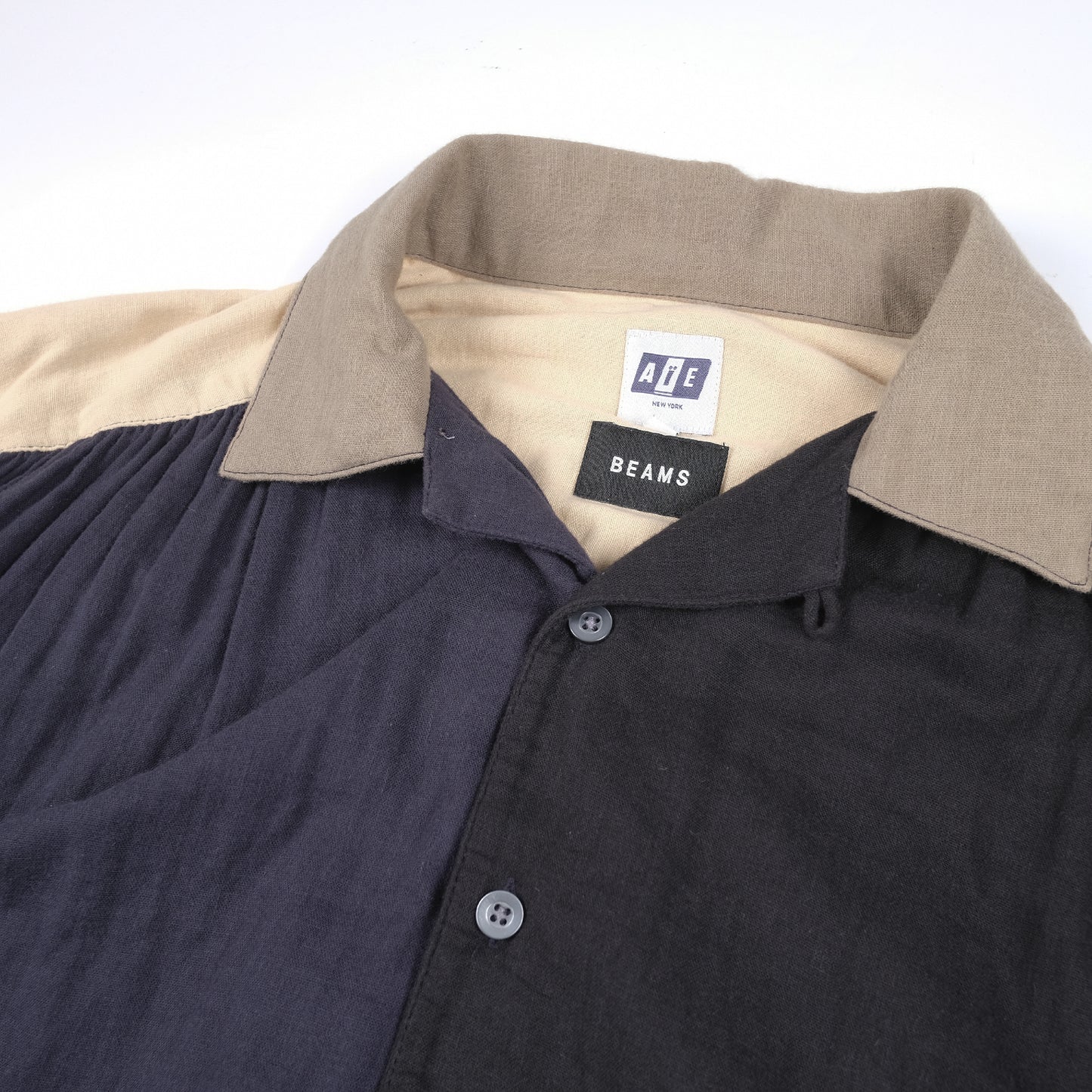 AiE "Arts in Education" x Beams Contrasted Painter Shirt