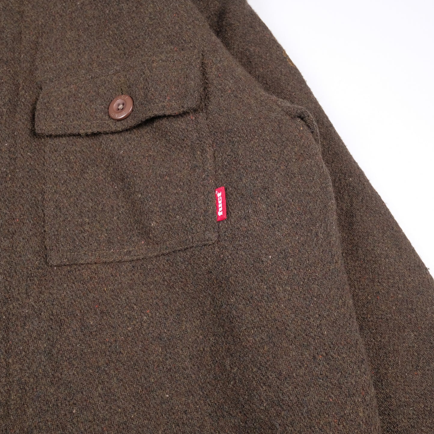 FUCT SSDD Brown Wool Coveralls