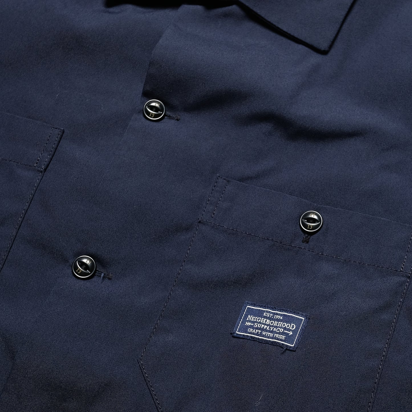 Neighborhood Navy Longsleeve Work Shirt