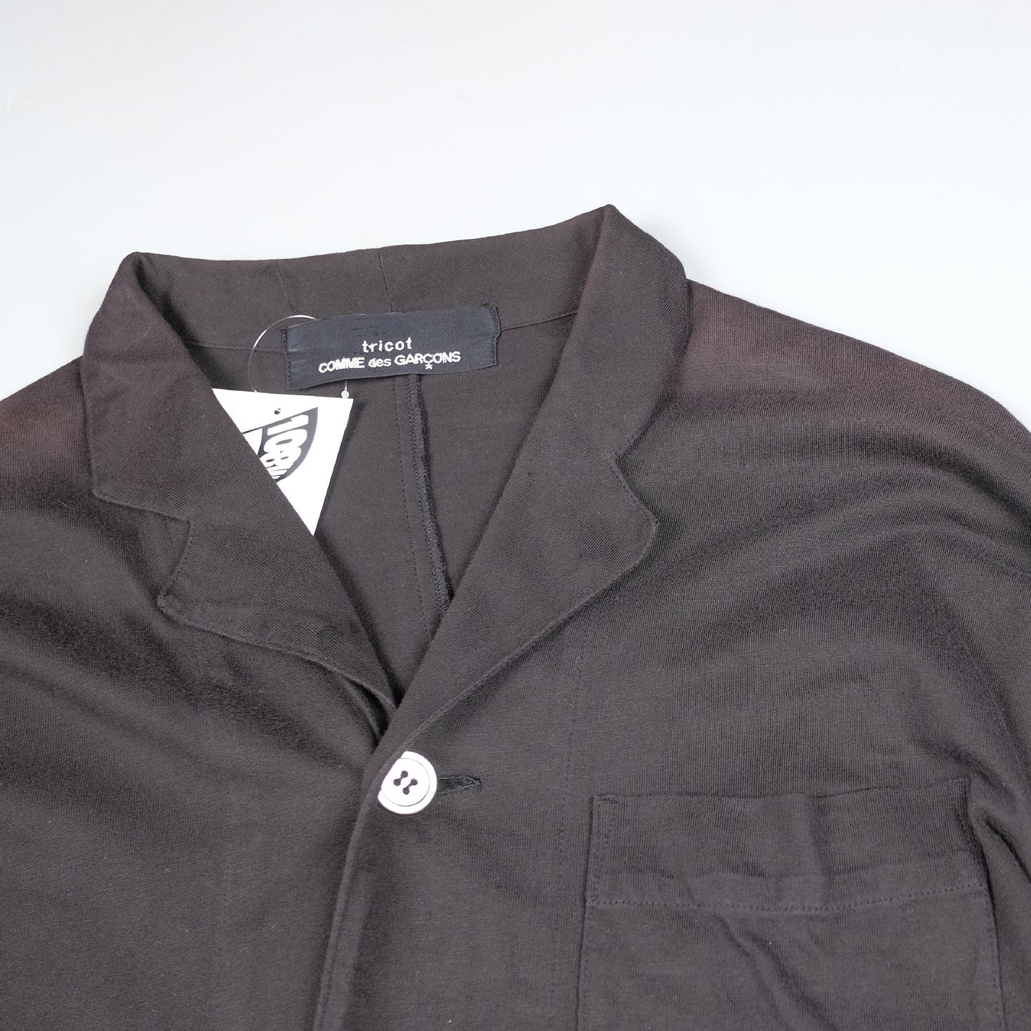 CDG Tricot Black Light Overshirt