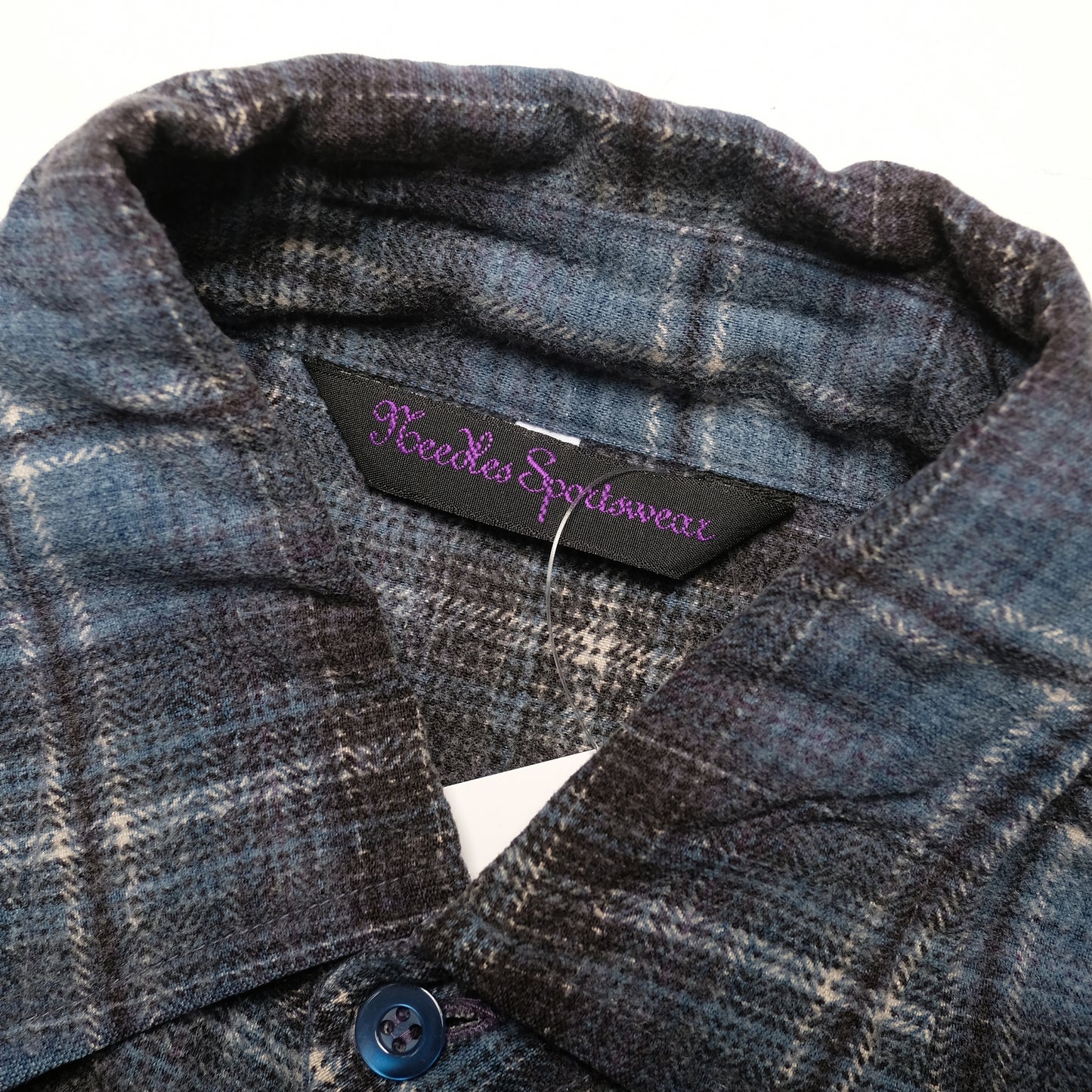 Needles Sportswear Blue Flannel Shirt