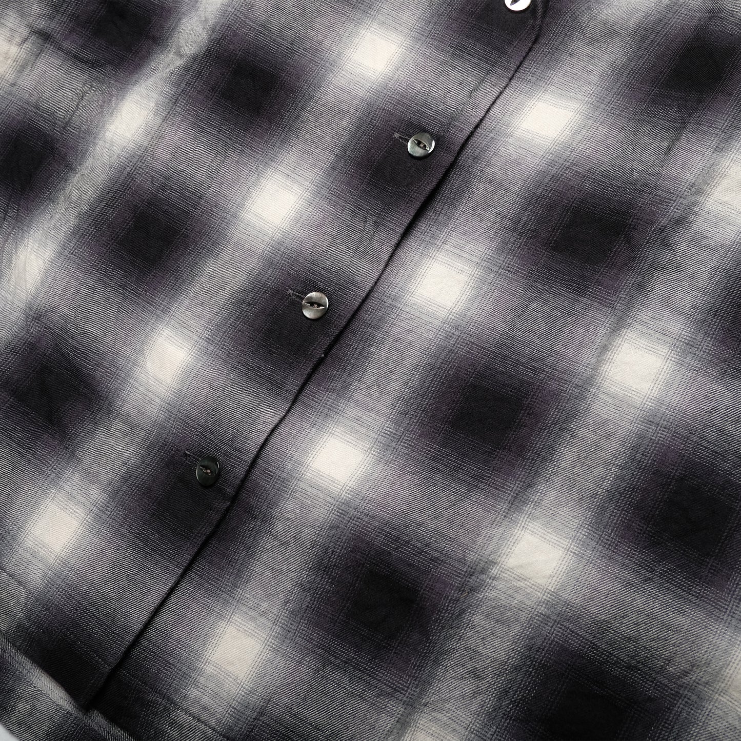Needles White/ Black Checkered Blouse Shirt