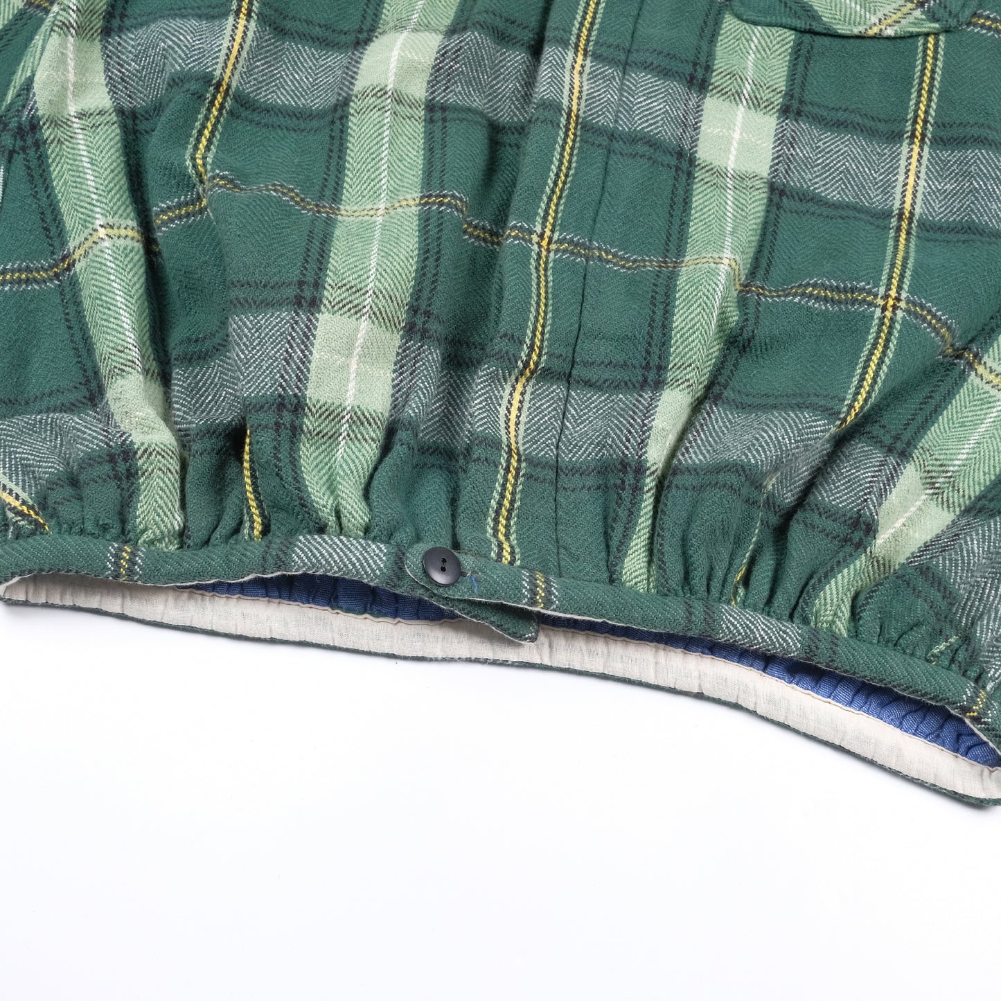 Kapital Green Checkered Shirt Jacket