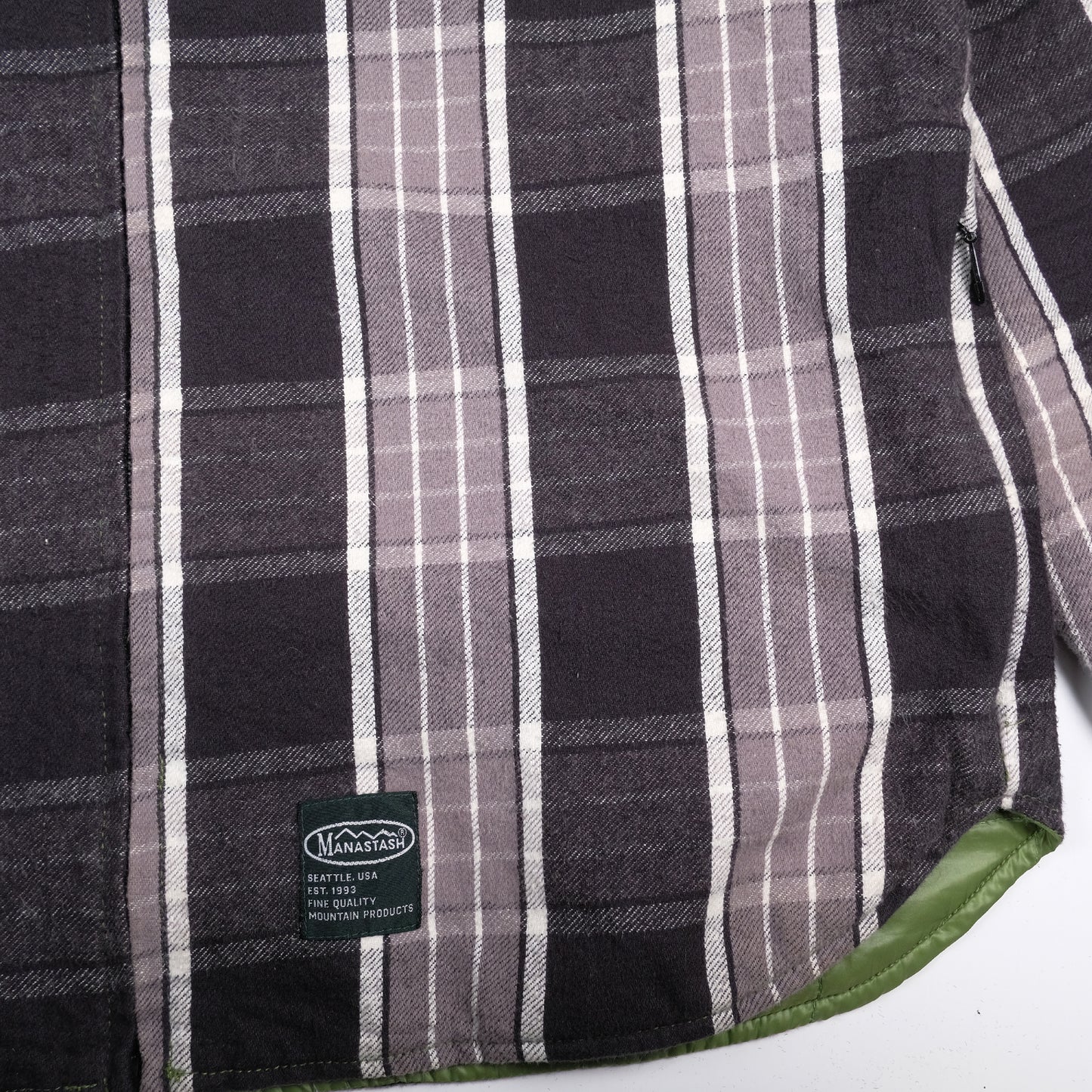 Manastash Reversible Flannel/ Nylon Jacket