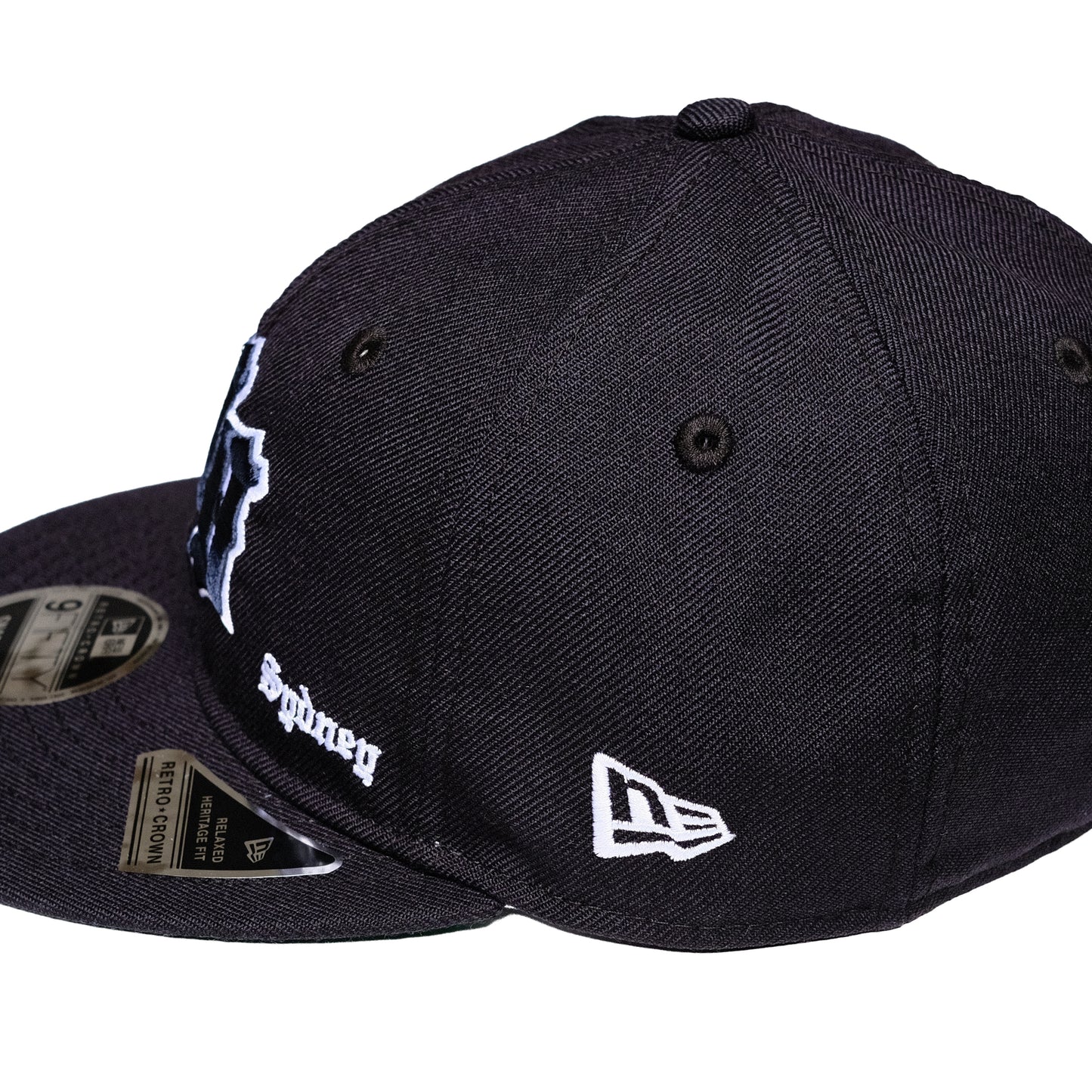 New Era x 108WAREHOUSE - 9FIFTY® Retro Crown Strapback Cap - Navy