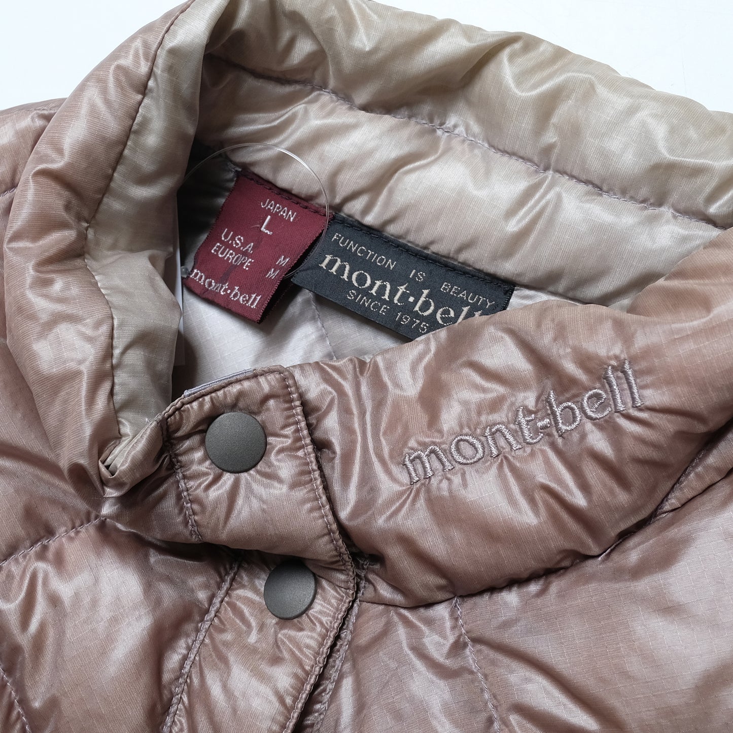 Montbell Quilted Liner Down - Ivory - 00's