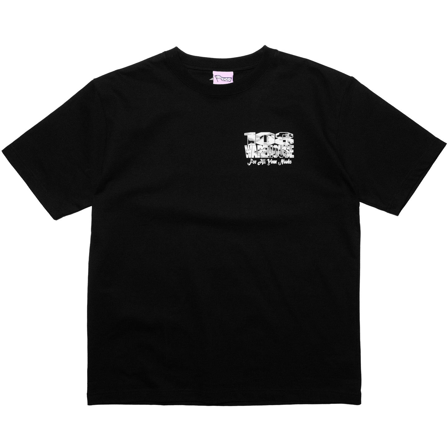 108WAREHOUSE - Black Shop T-Shirt - Camo