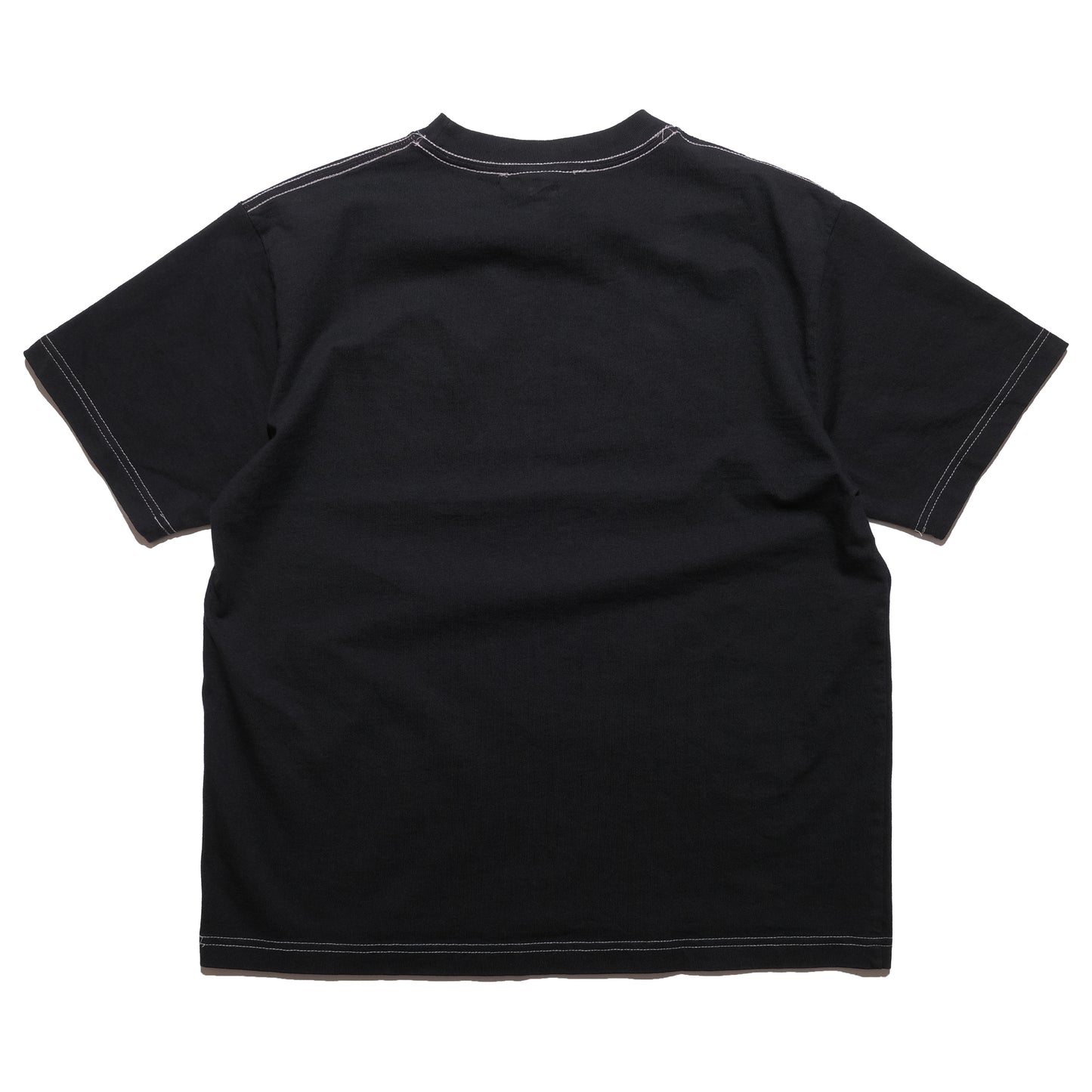 108WAREHOUSE - Contrast Stitch Teknology T-Shirt - Charcoal