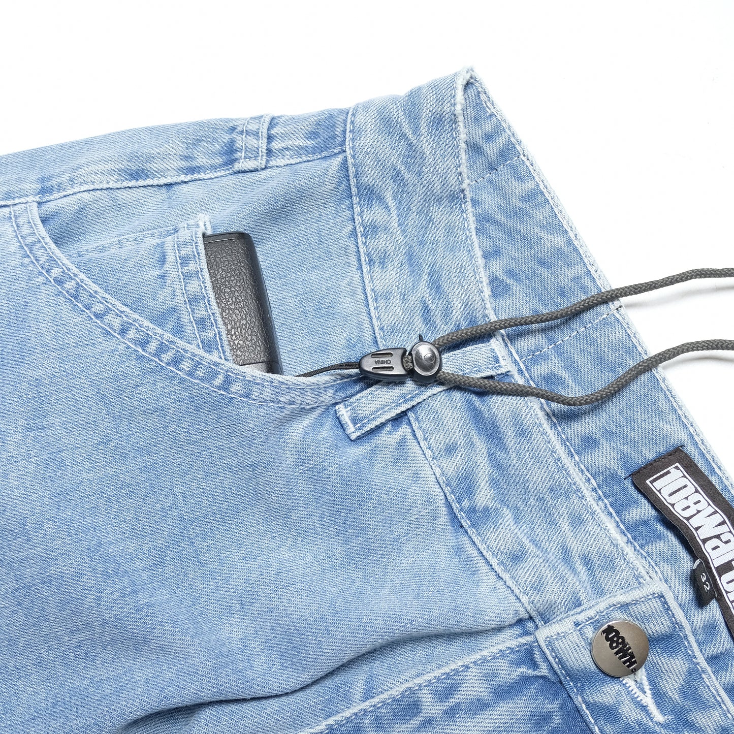 108WAREHOUSE - Baggy Jeans - Light Wash