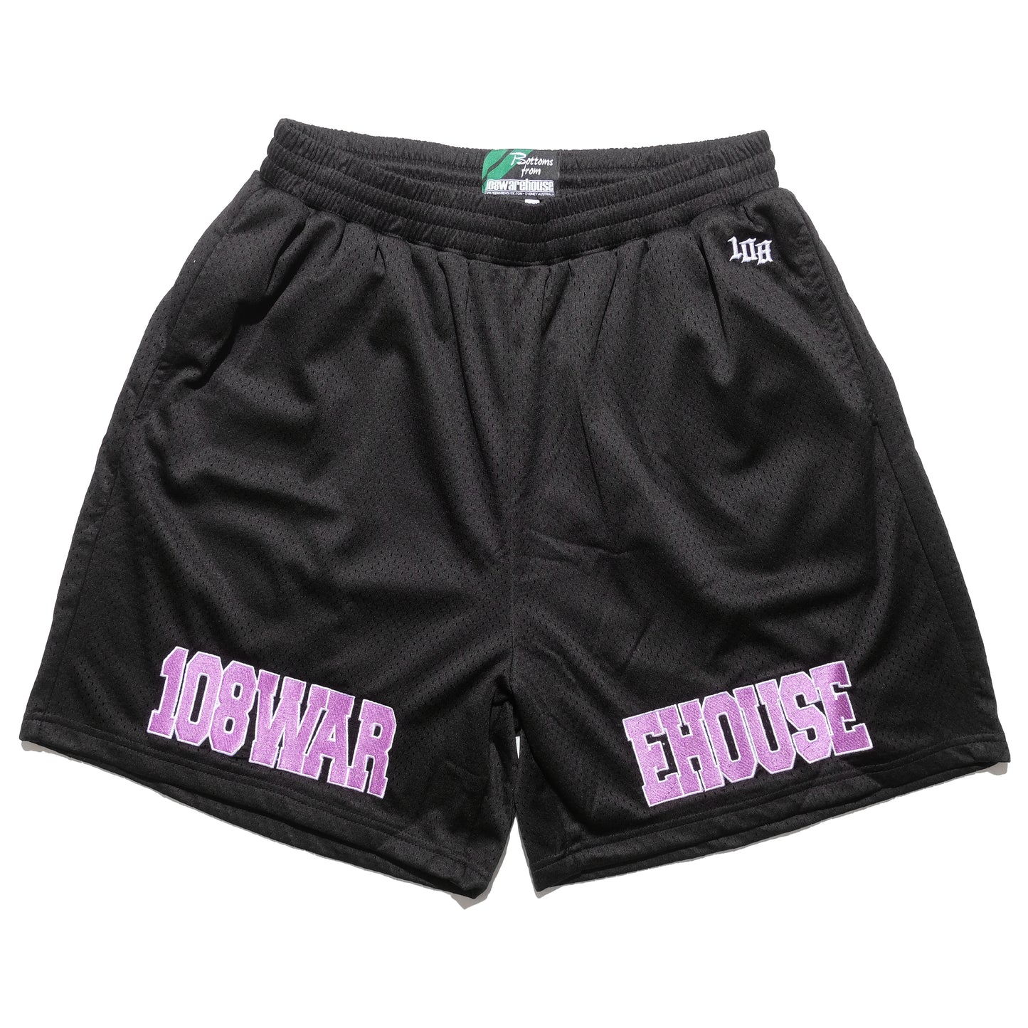 108WAREHOUSE - EHOUSE Mesh Shorts - Black / Purple