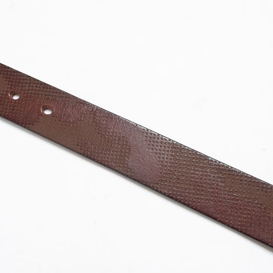 108WAREHOUSE Halftone Camo Leather Belt - Brown
