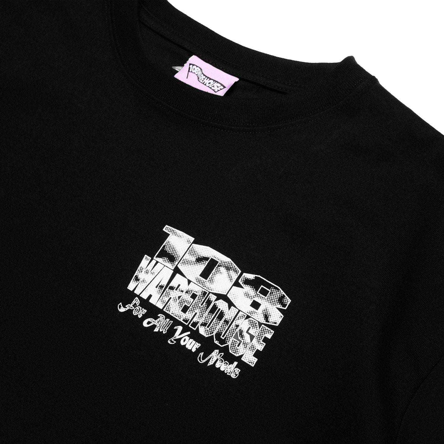 108WAREHOUSE - Black Shop T-Shirt - Camo