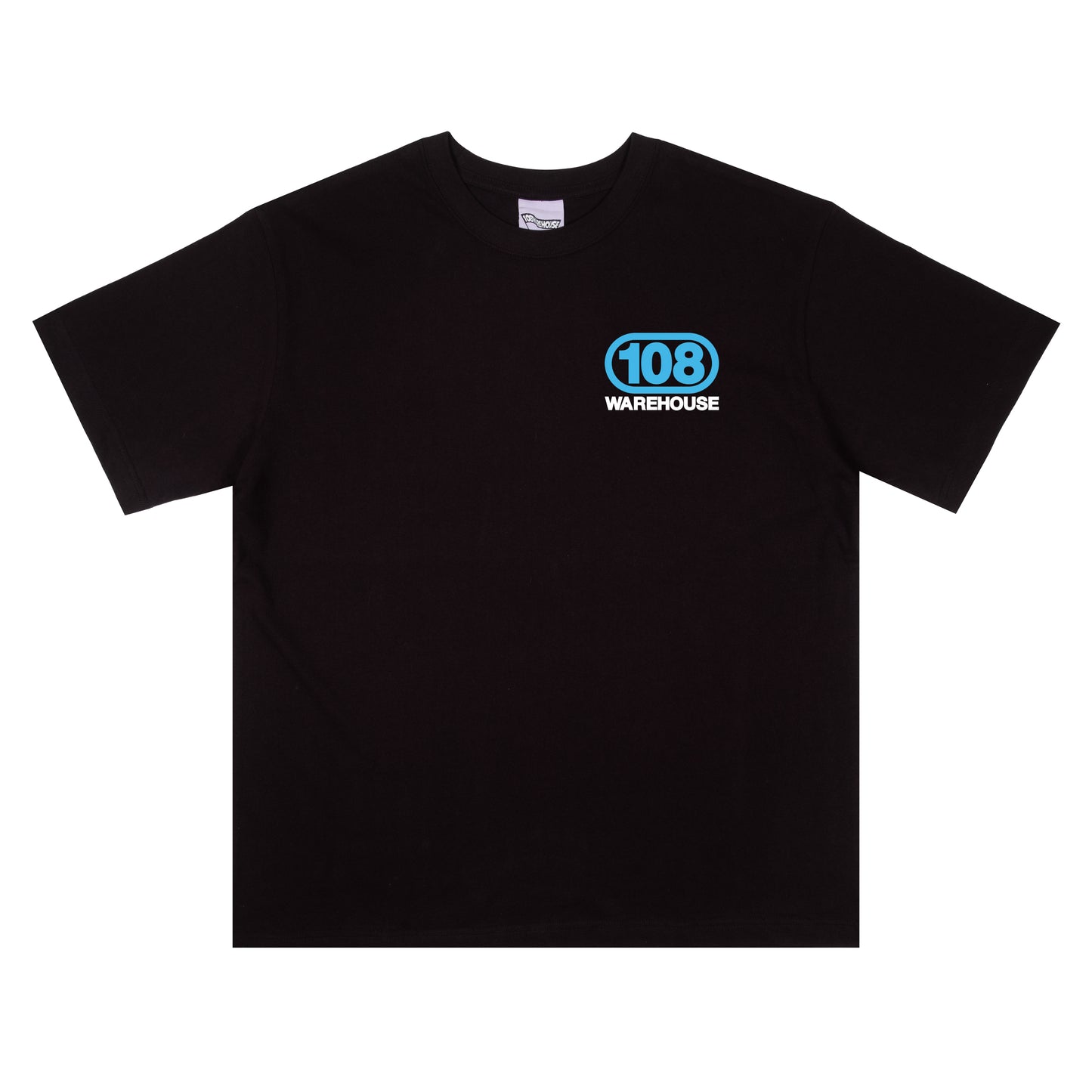 108WAREHOUSE - Oval T-Shirt (Light Blue / Black)