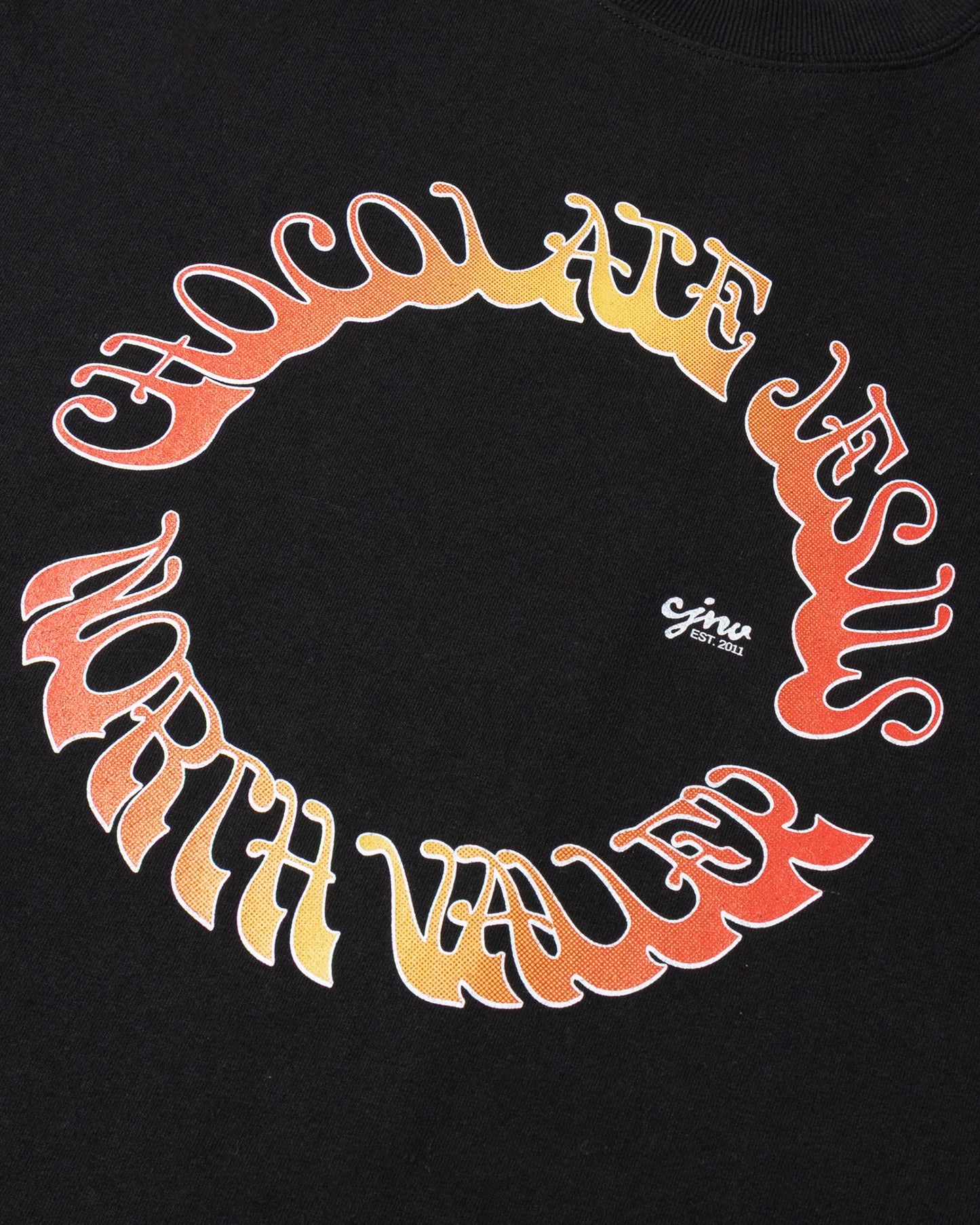 Chocolate Jesus - Circles LS - Black
