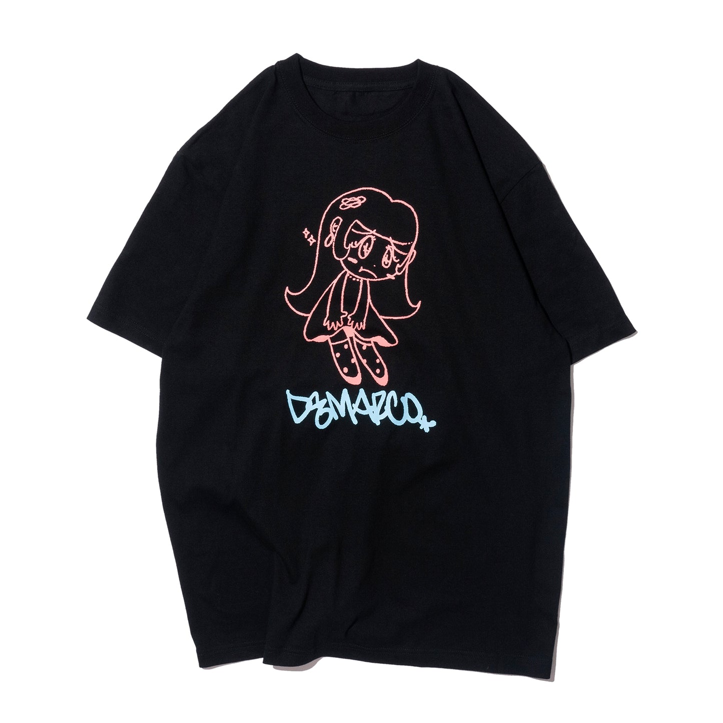 DeMarcoLab - Girl's Trouble Tee - Black