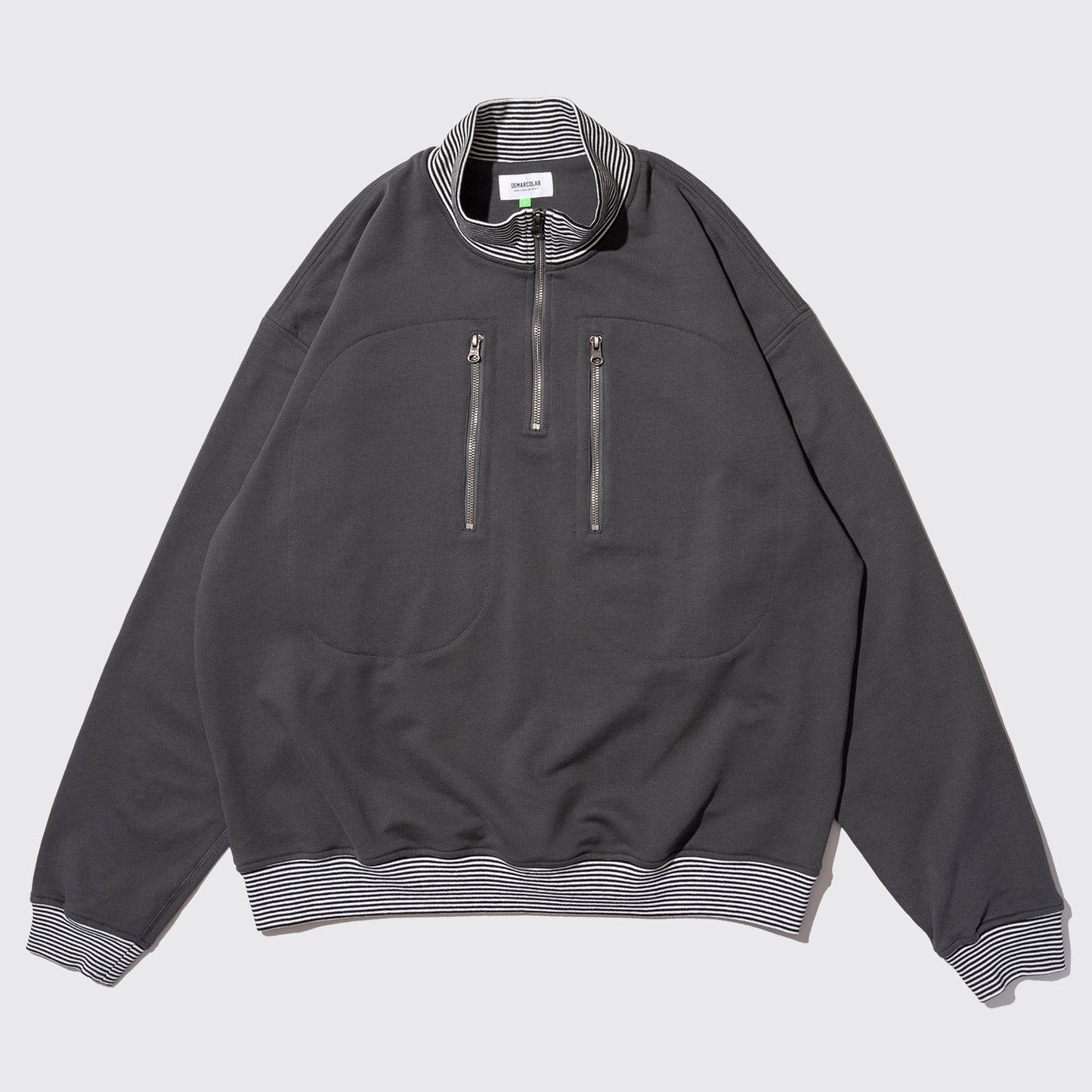 DeMarcoLab - III.Zip Pullover - Charcoal