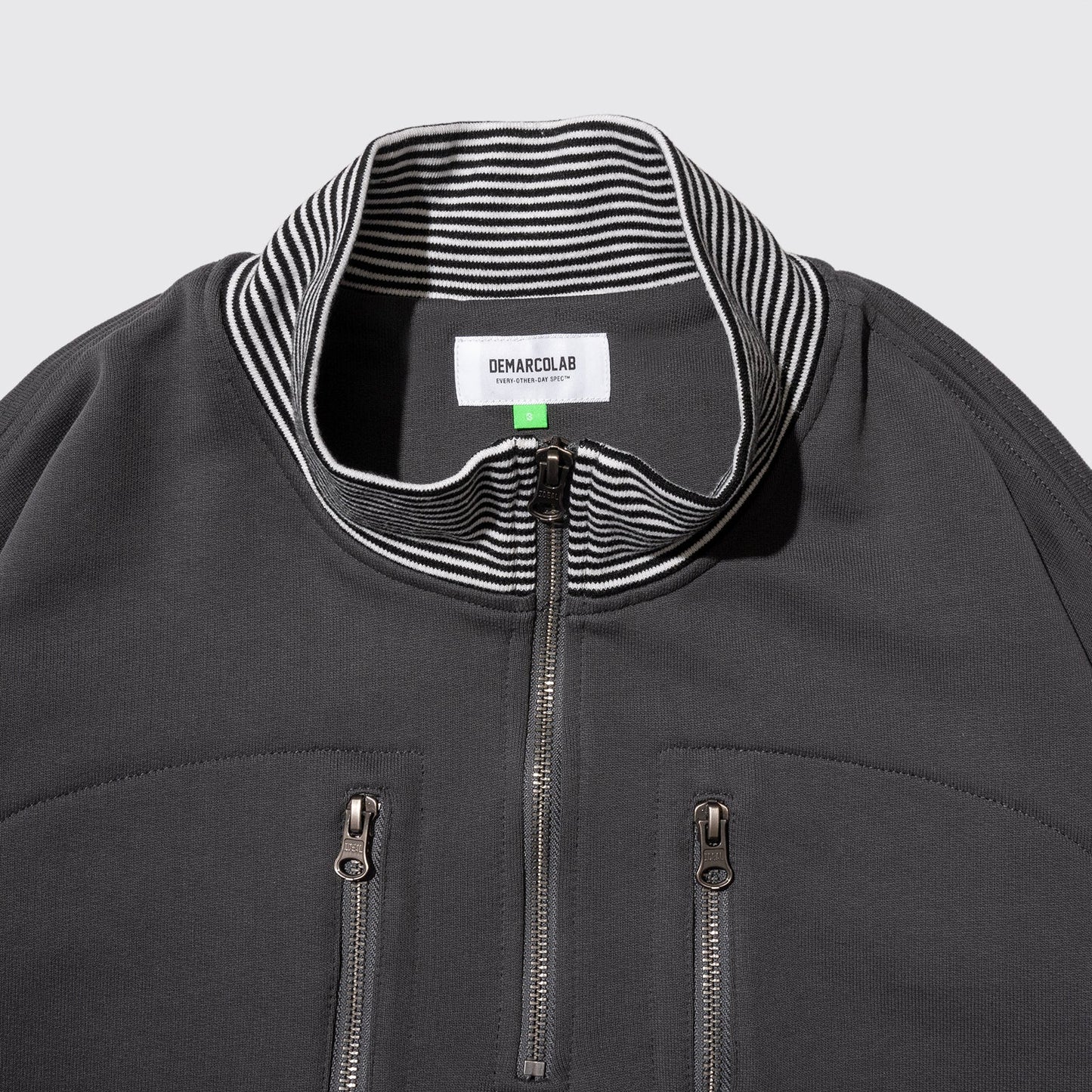 DeMarcoLab - III.Zip Pullover - Charcoal