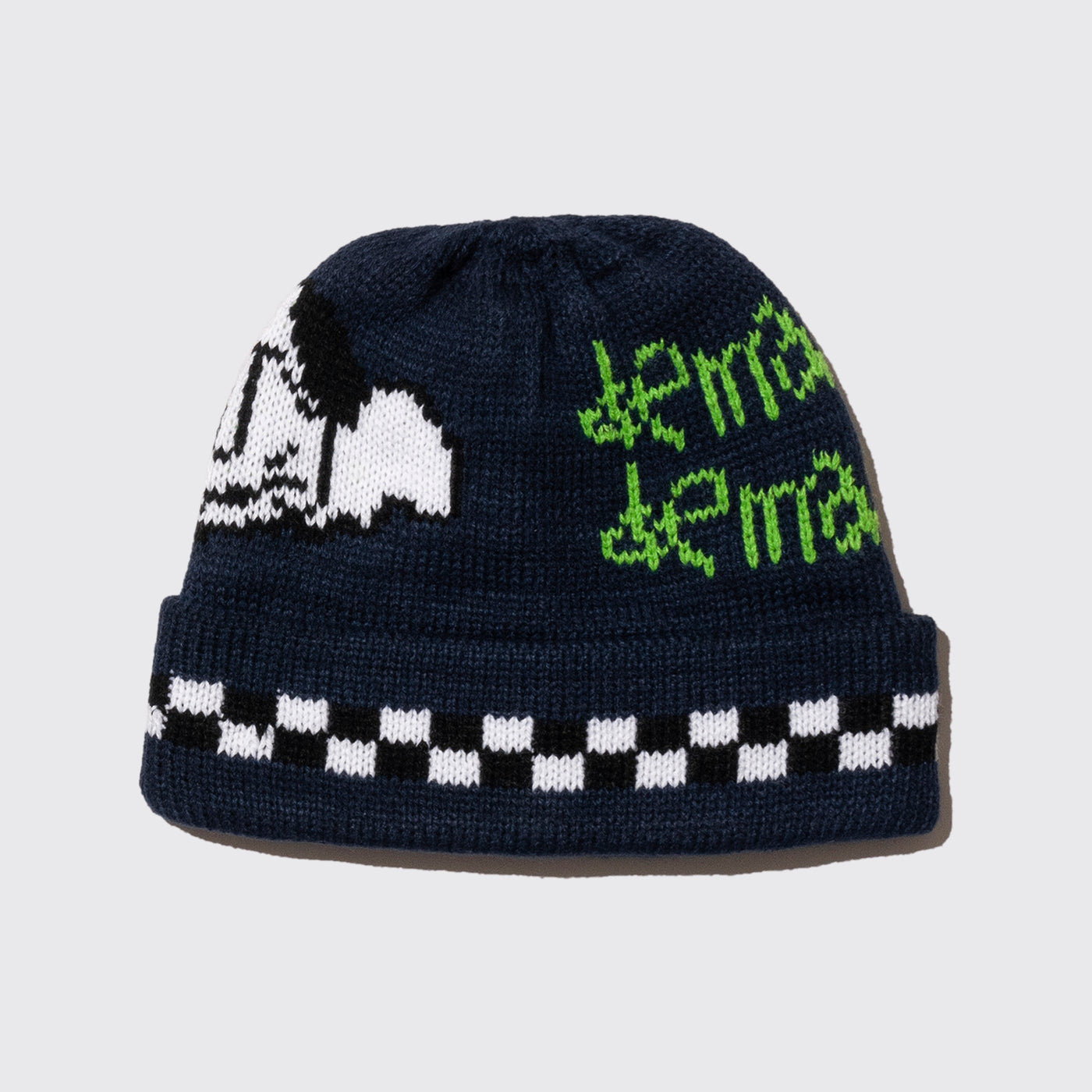 DeMarcoLab - I Miss You Doggie Beanie - Navy