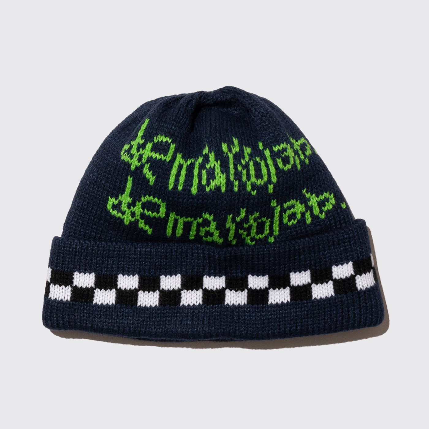 DeMarcoLab - I Miss You Doggie Beanie - Navy