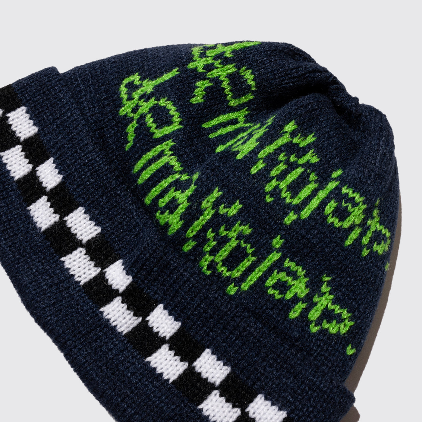 DeMarcoLab - I Miss You Doggie Beanie - Navy