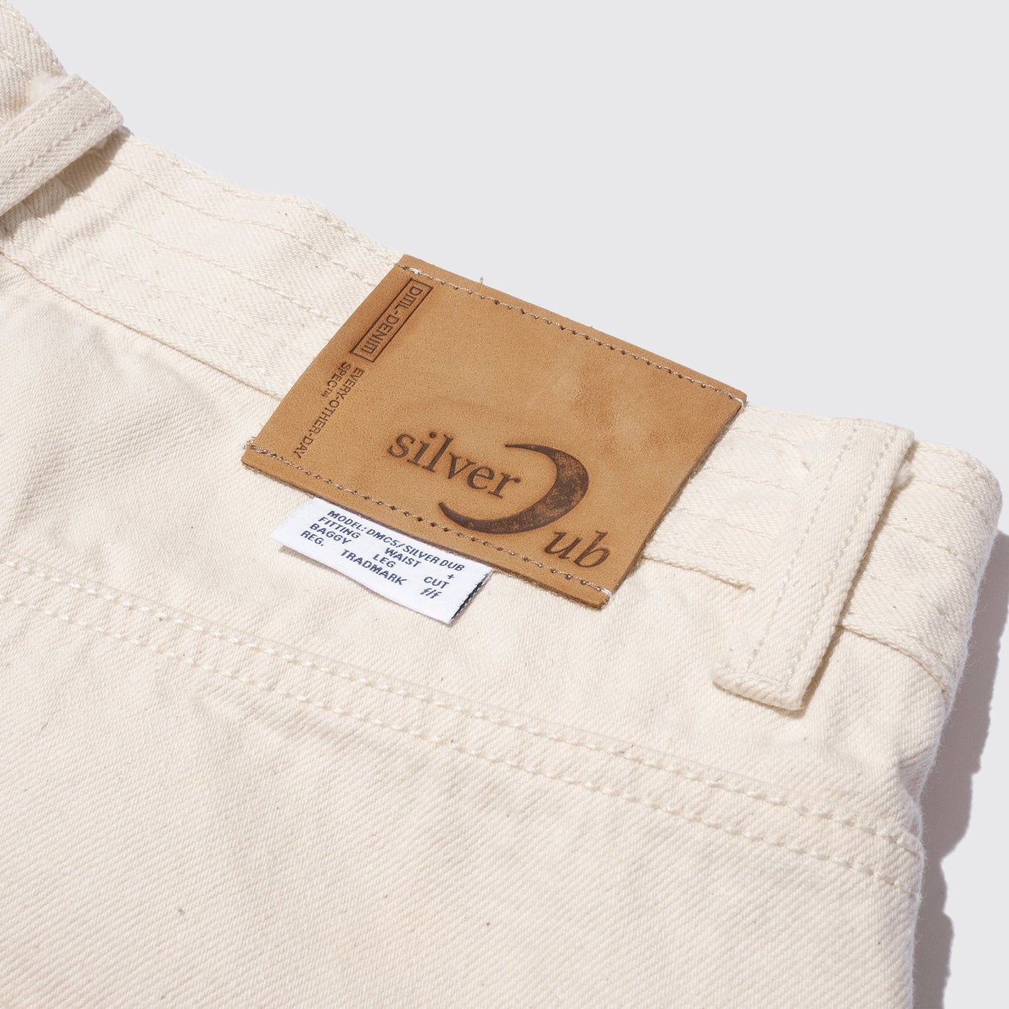 DeMarcoLab - Silver Dub O/D Denim Jeans - Ivory