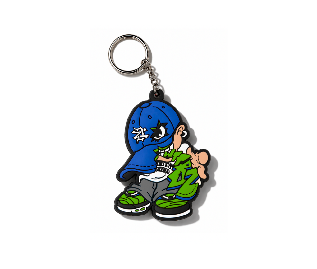 WELCOMETOTHEBRONXZOO - Zooboy Keychain - Blue/Green