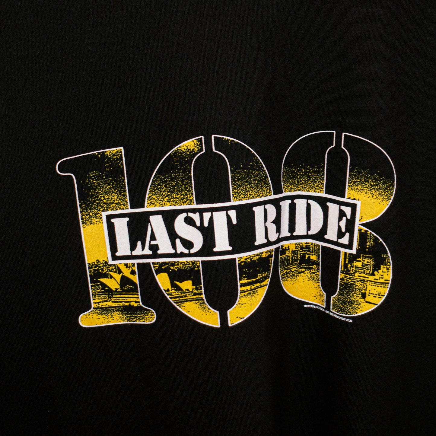 108WAREHOUSE x Last Ride Records - T-Shirt - Black