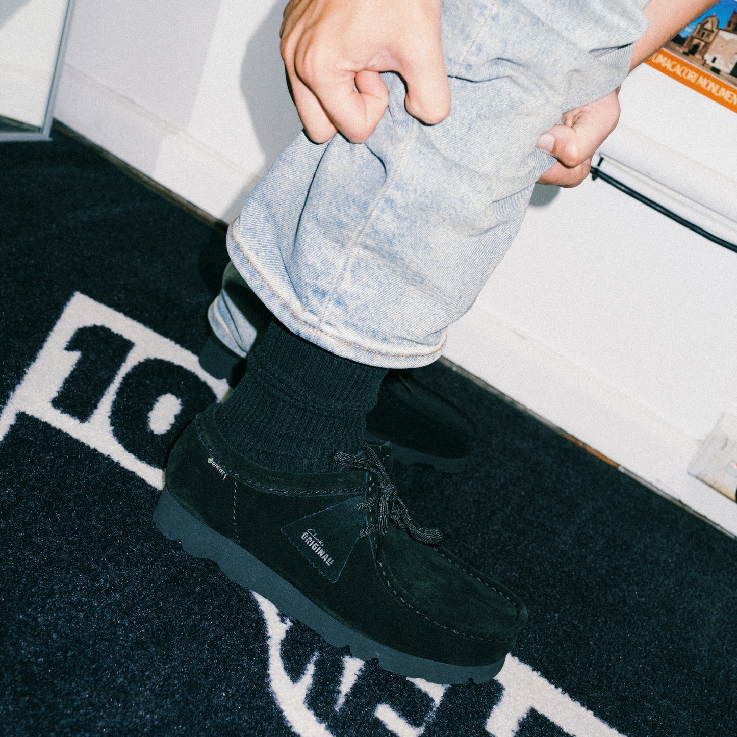 Clarks Originals - Wallabee Gore-Tex Black Suede