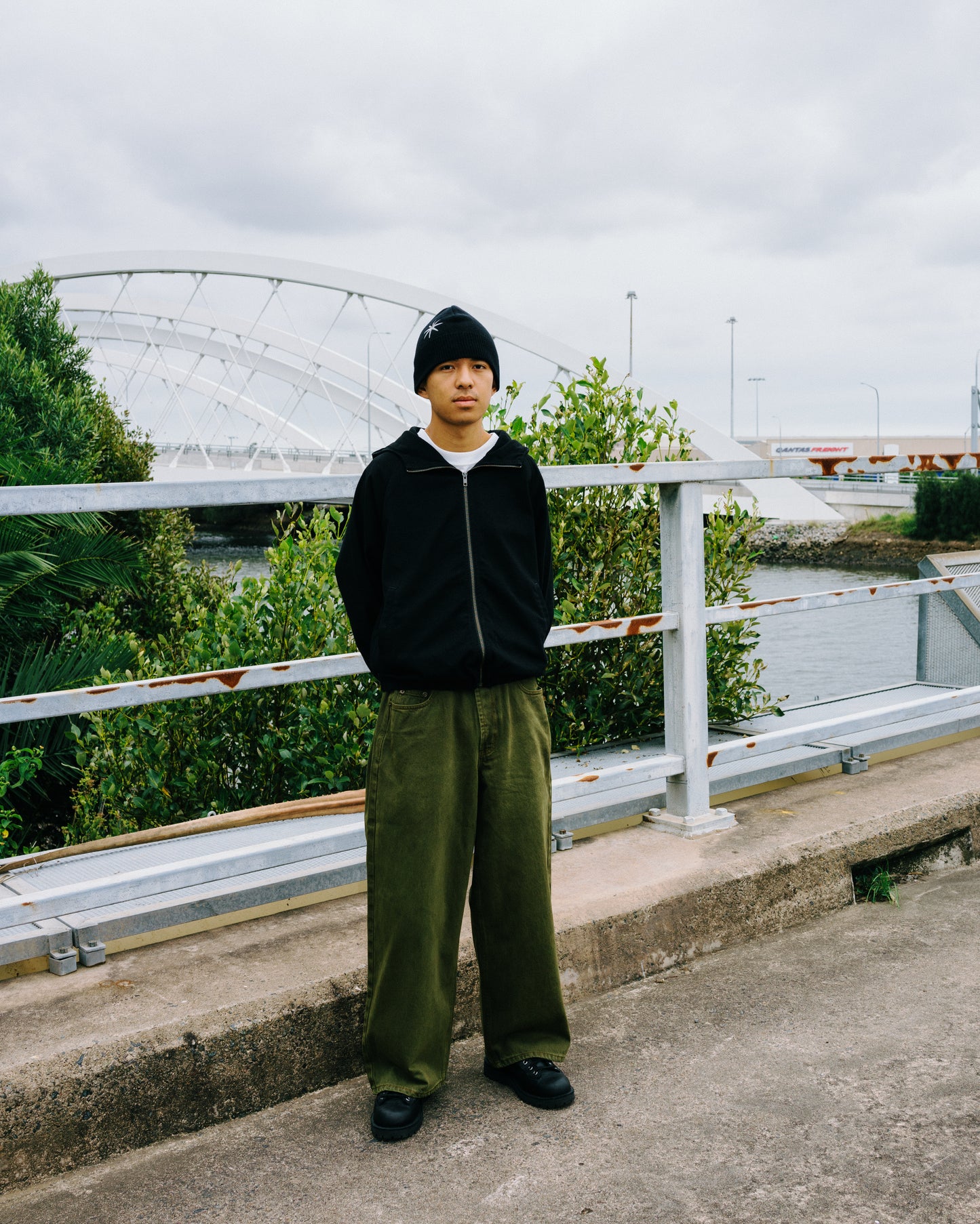 Pseushi - Loose Jeans - Swamp Wash