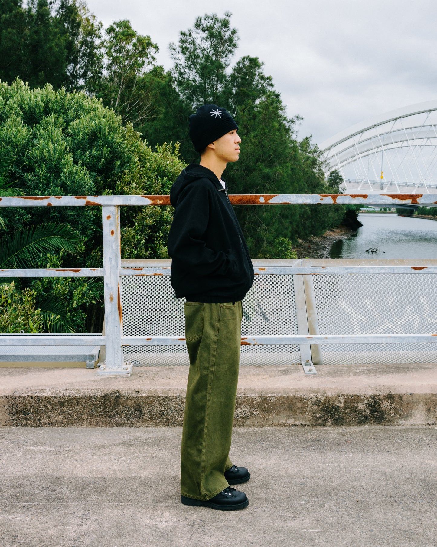 Pseushi - Loose Jeans - Swamp Wash