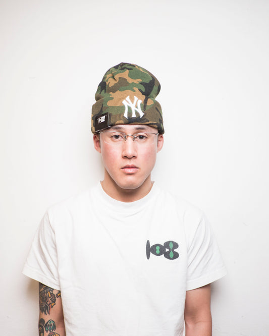 New Era - Knit Beanie NY Yankees - Woodland Camo