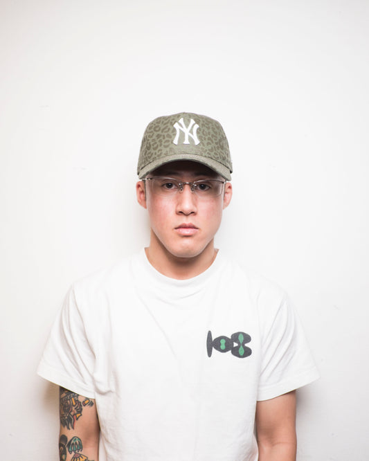 New Era - 9Twenty A-Frame Leopard NY Yankees - Olive