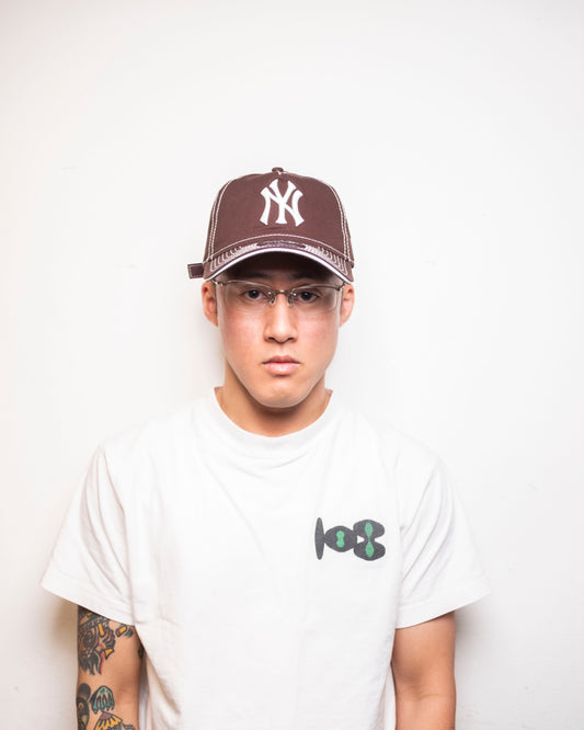 New Era - 9TWENTY A-FRAME NY Yankees Contrast Stitch - Burnt Wood