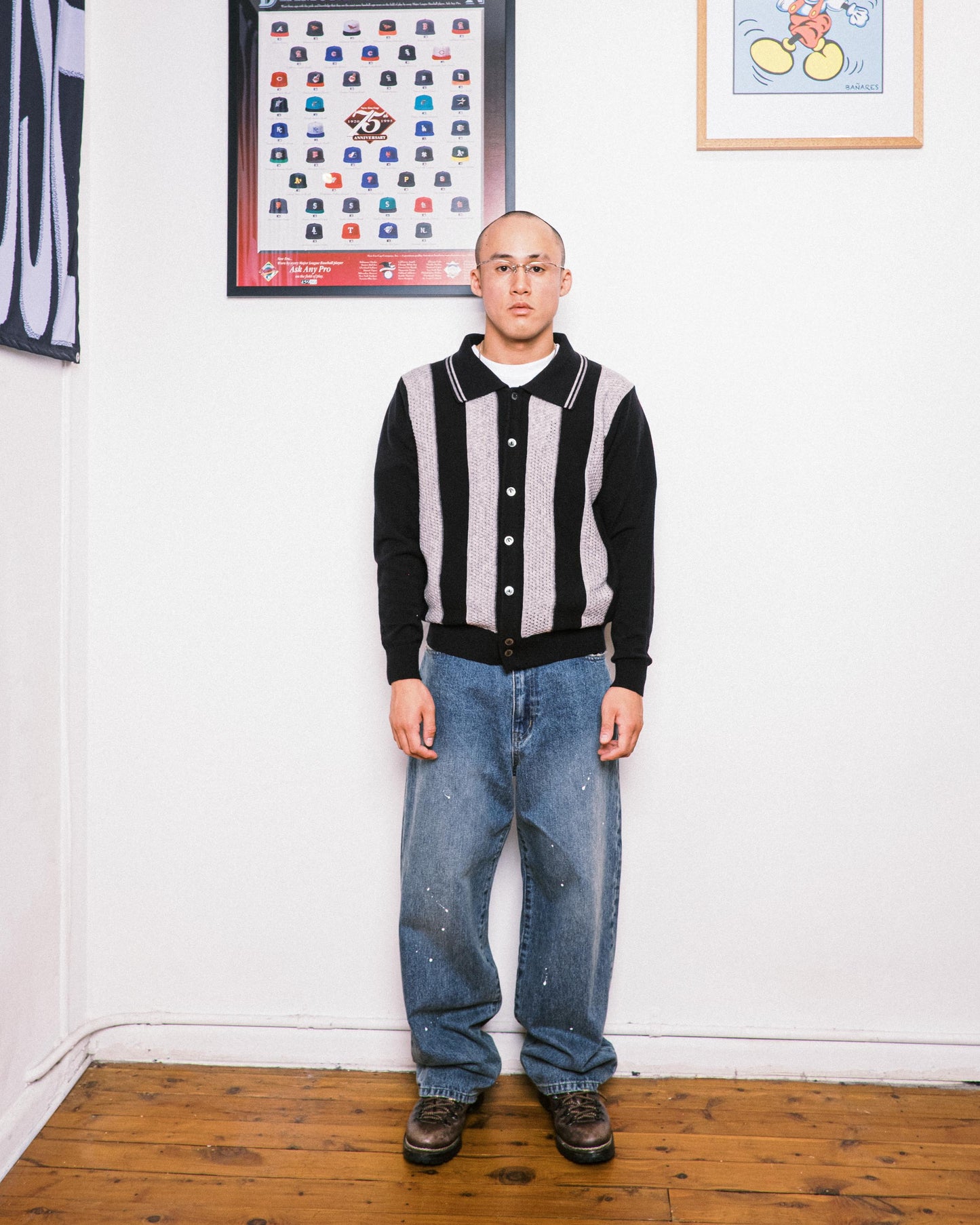 F-LAGSTUF-F - Fade Baggie Denim Pants - Indigo