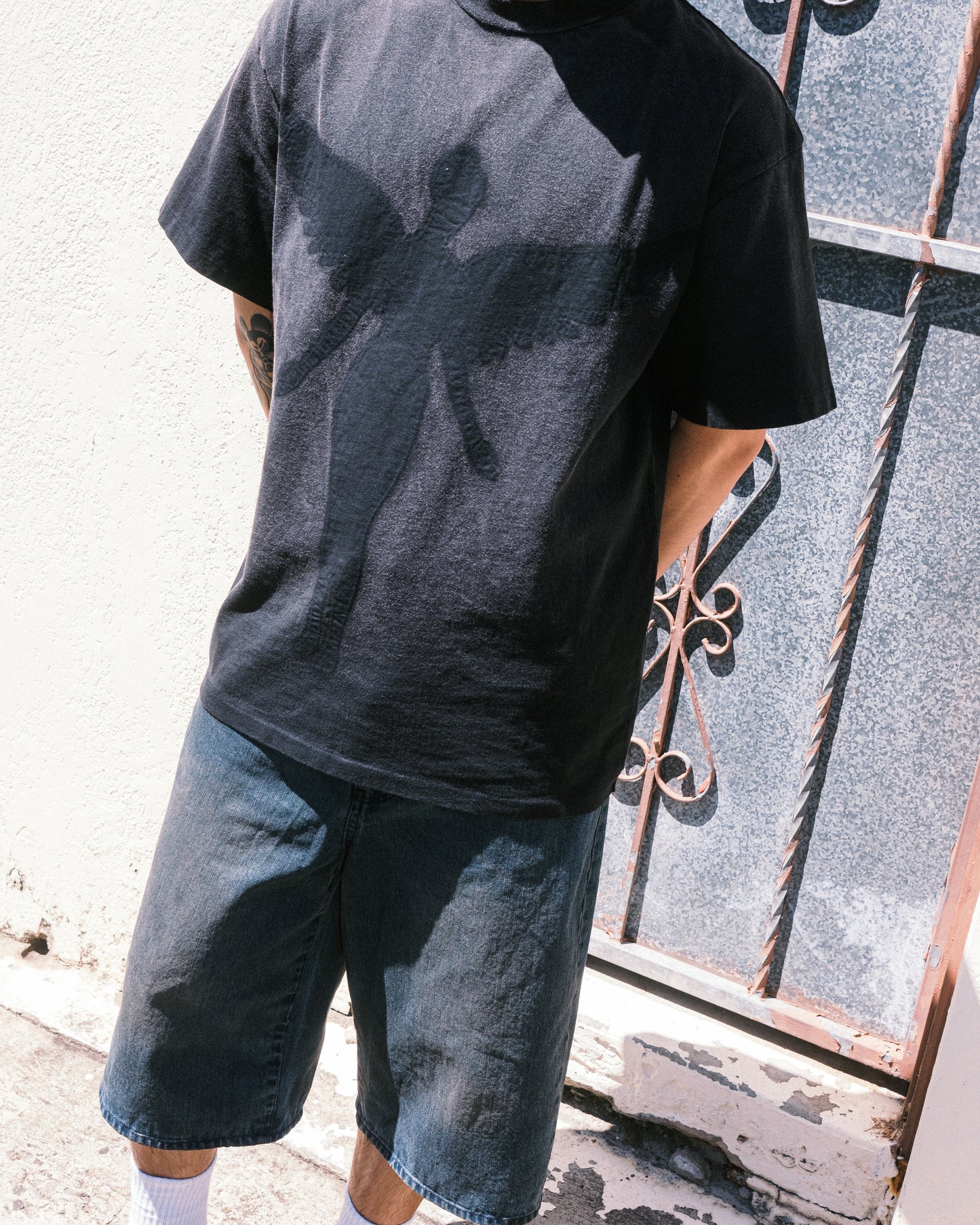 F-LAGSTUF-F - "SHADOW" TEE - Black