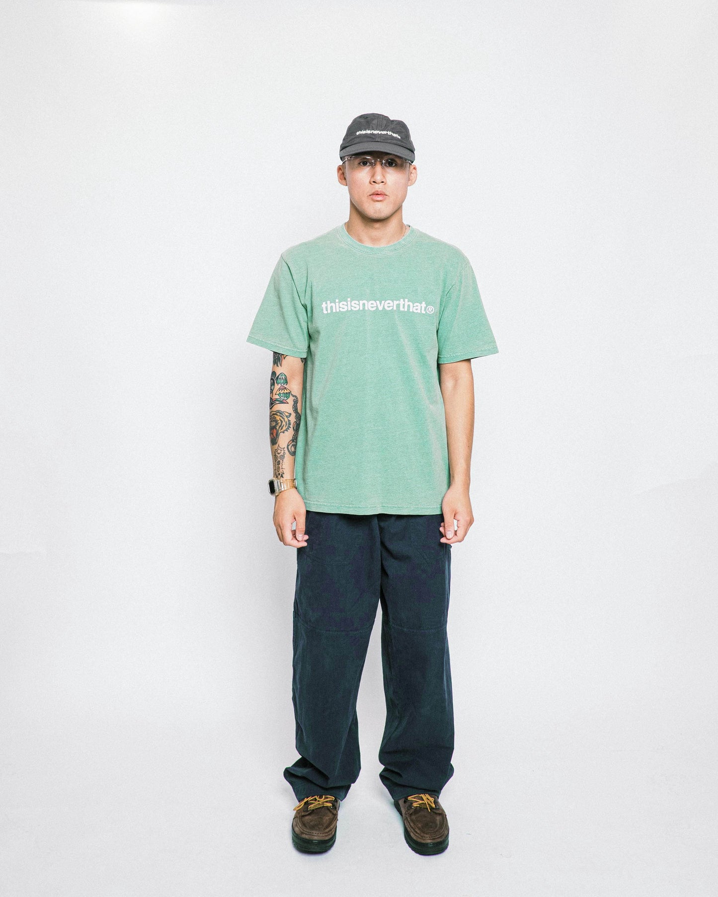thisisneverthat - T-Logo Tee - Washed Blue