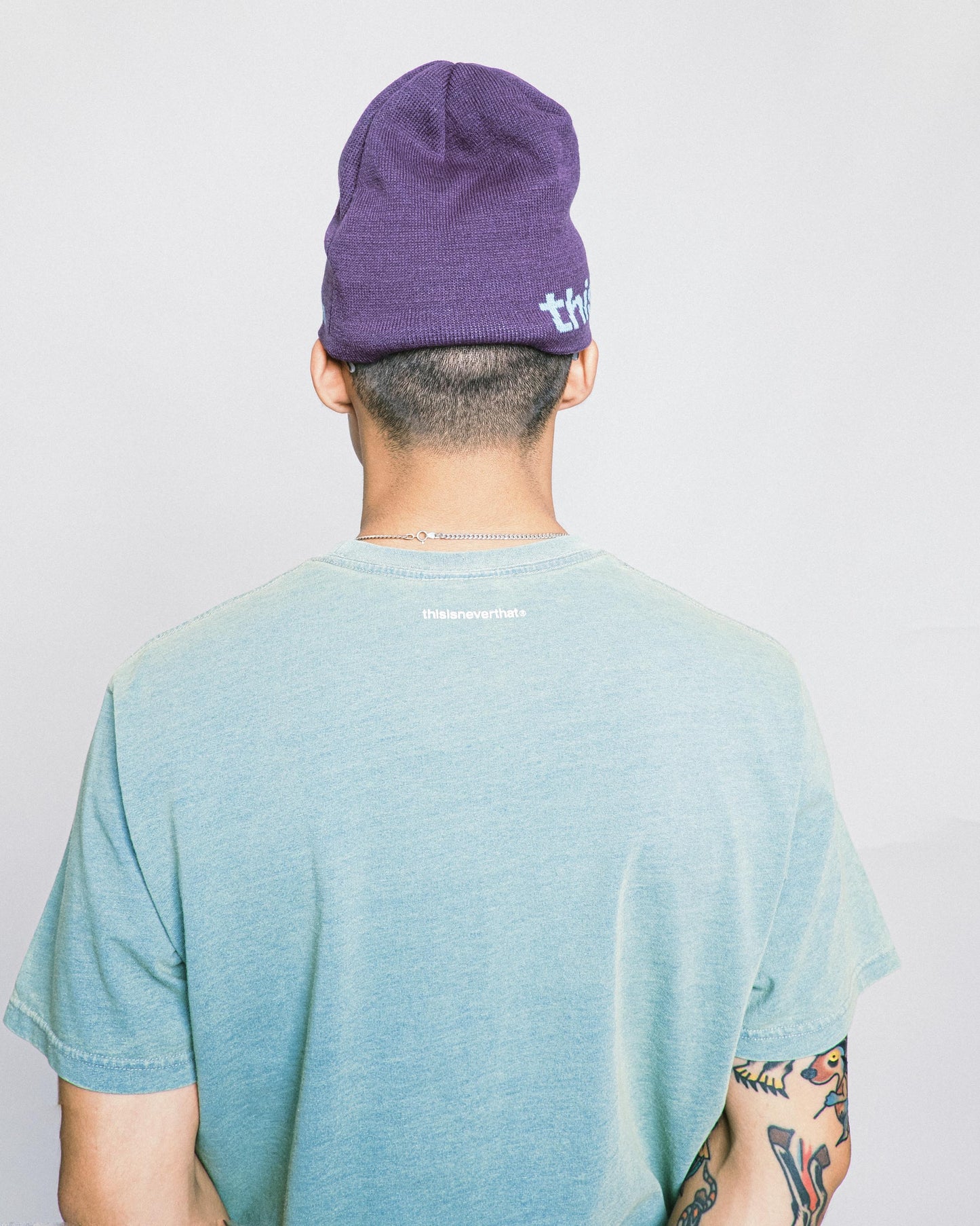 thisisneverthat - SP-Logo No Cuff Beanie - Purple