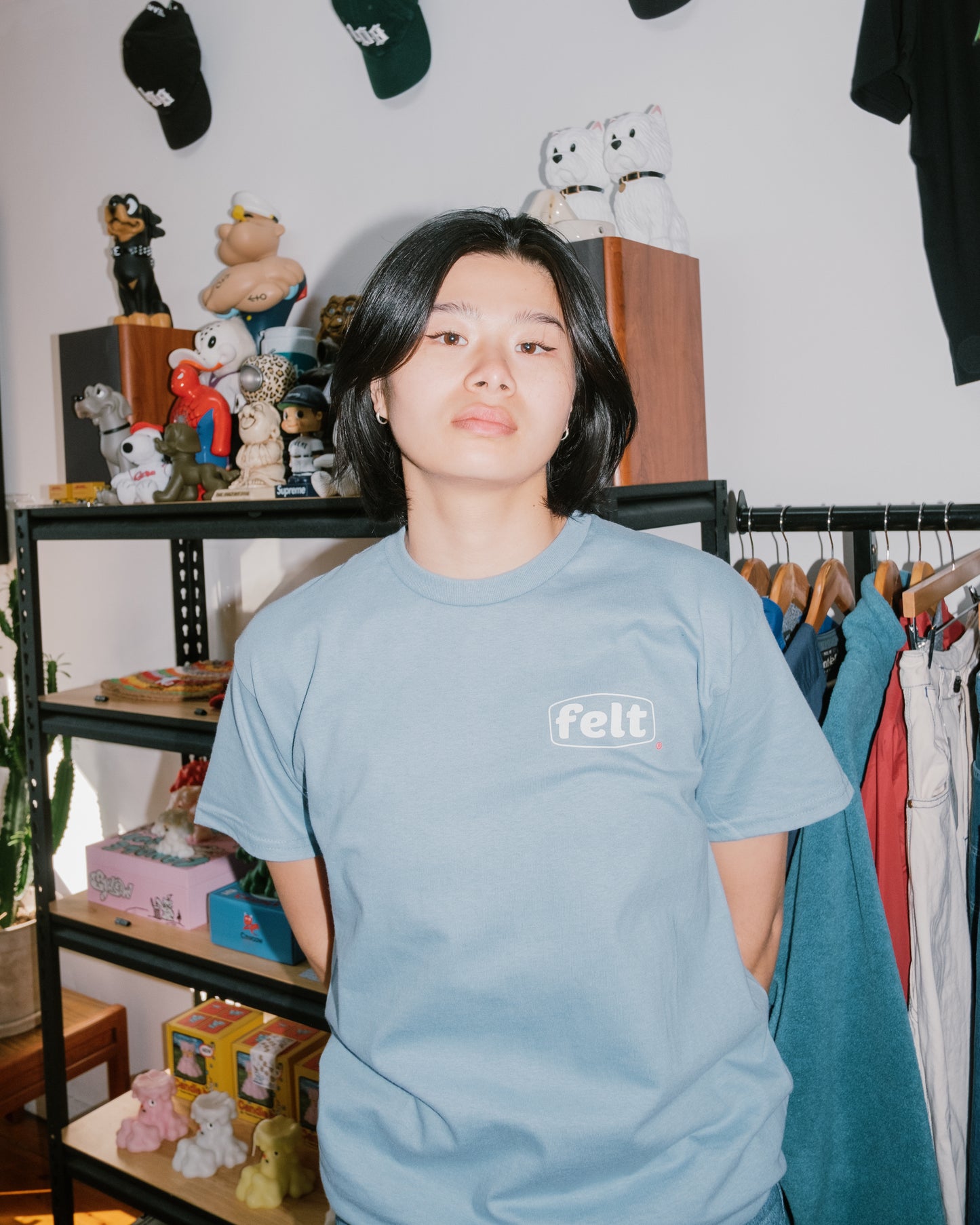 FELT - Work Logo Tee (BLUE)