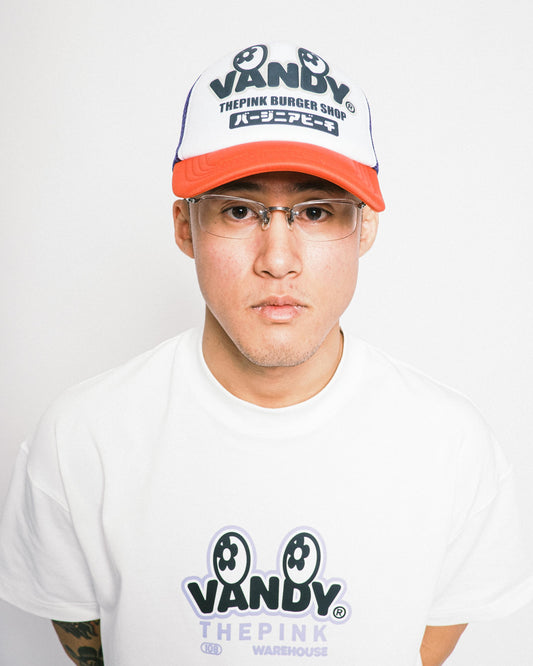 VANDYTHEPINK - Eye Logo Trucker Hat - Red