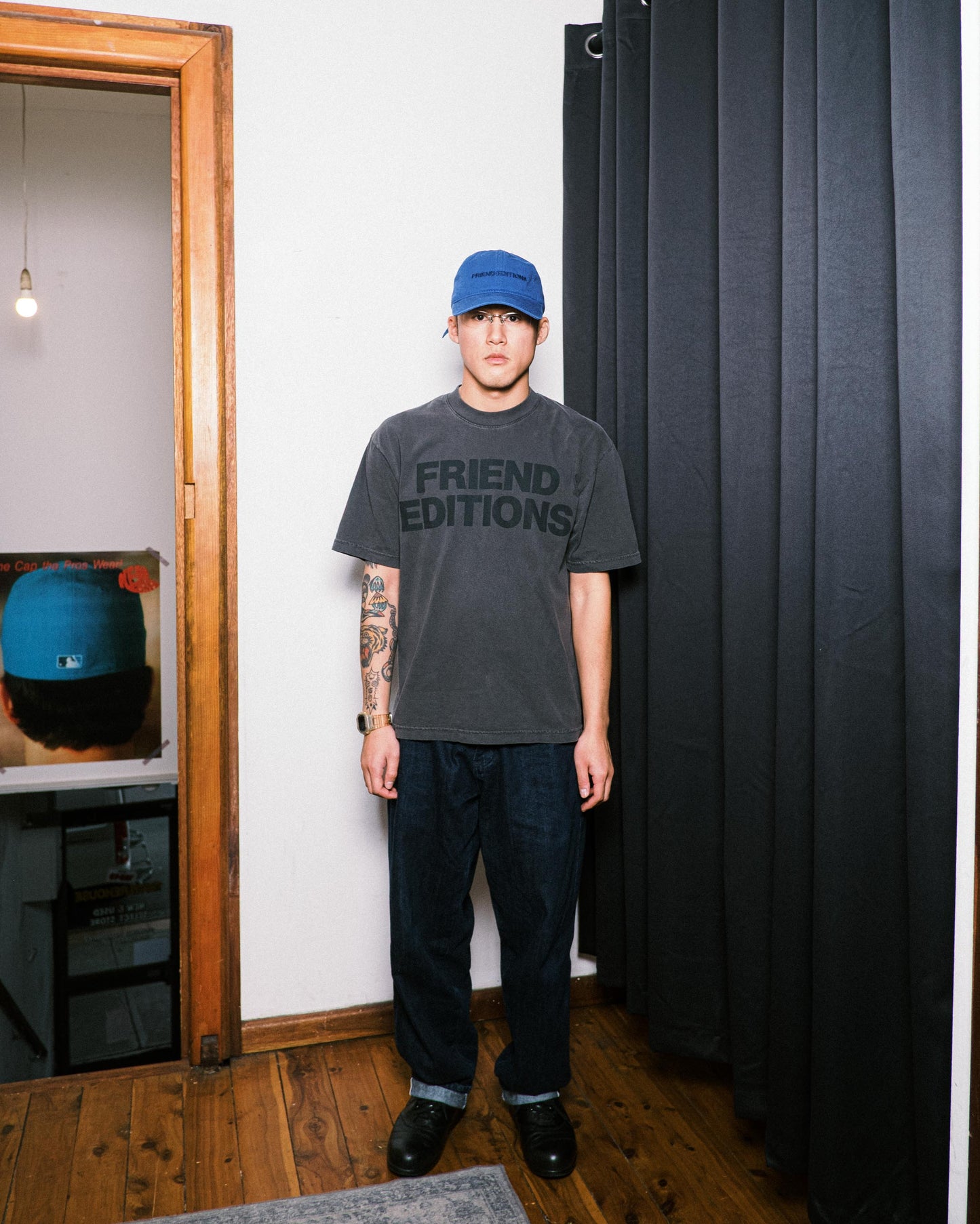 Friend Editions - Monogram Tee - Vintage Black