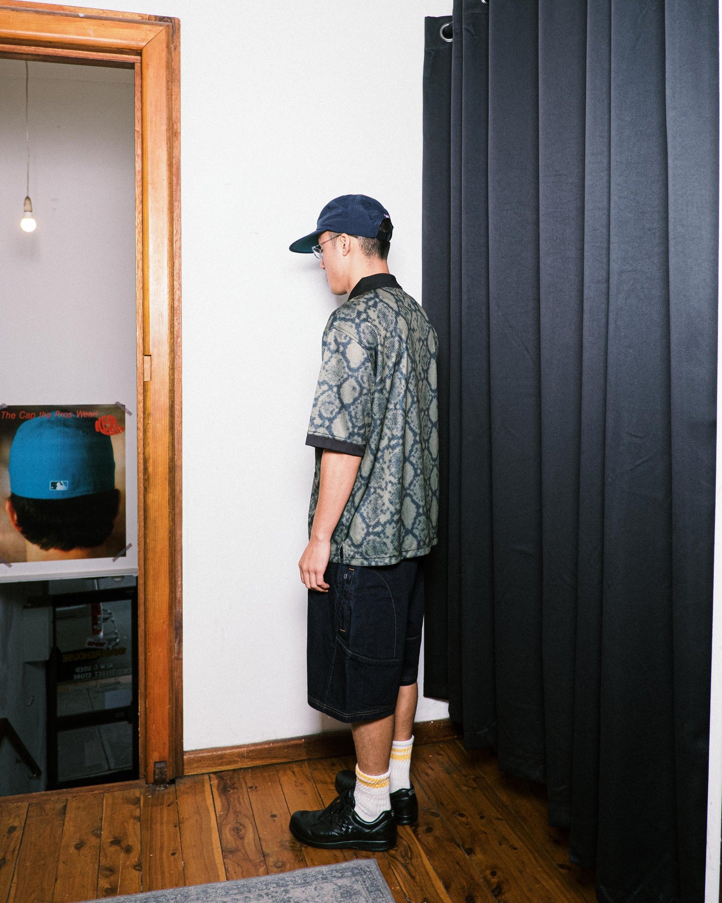 DeMarcoLab - Moto Denim Shorts - Indigo