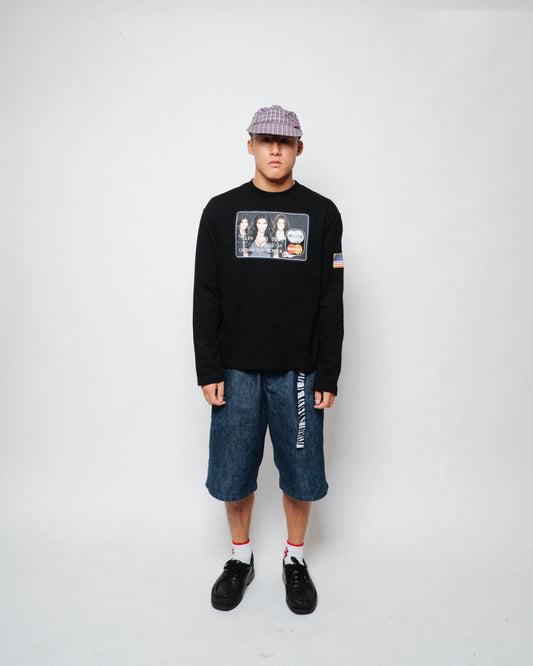 Nul1.Org - Kard LS Tee - Black