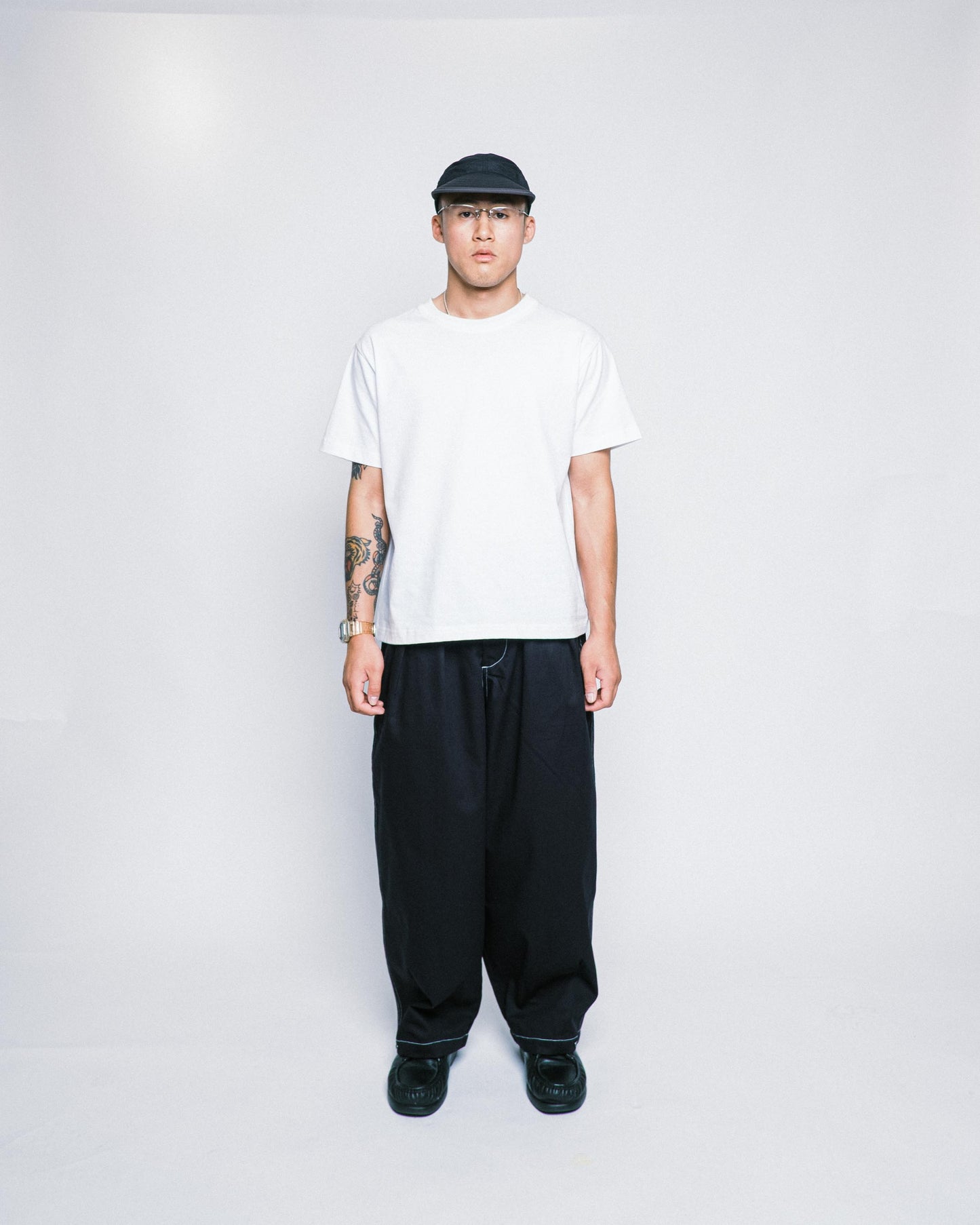 108WAREHOUSE x Workware - Balloon Pants - Midnight Navy