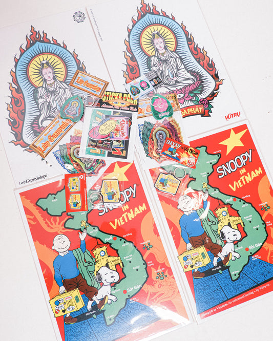 VUTRU Inc - Snoopy in Vietnam - A3 Poster